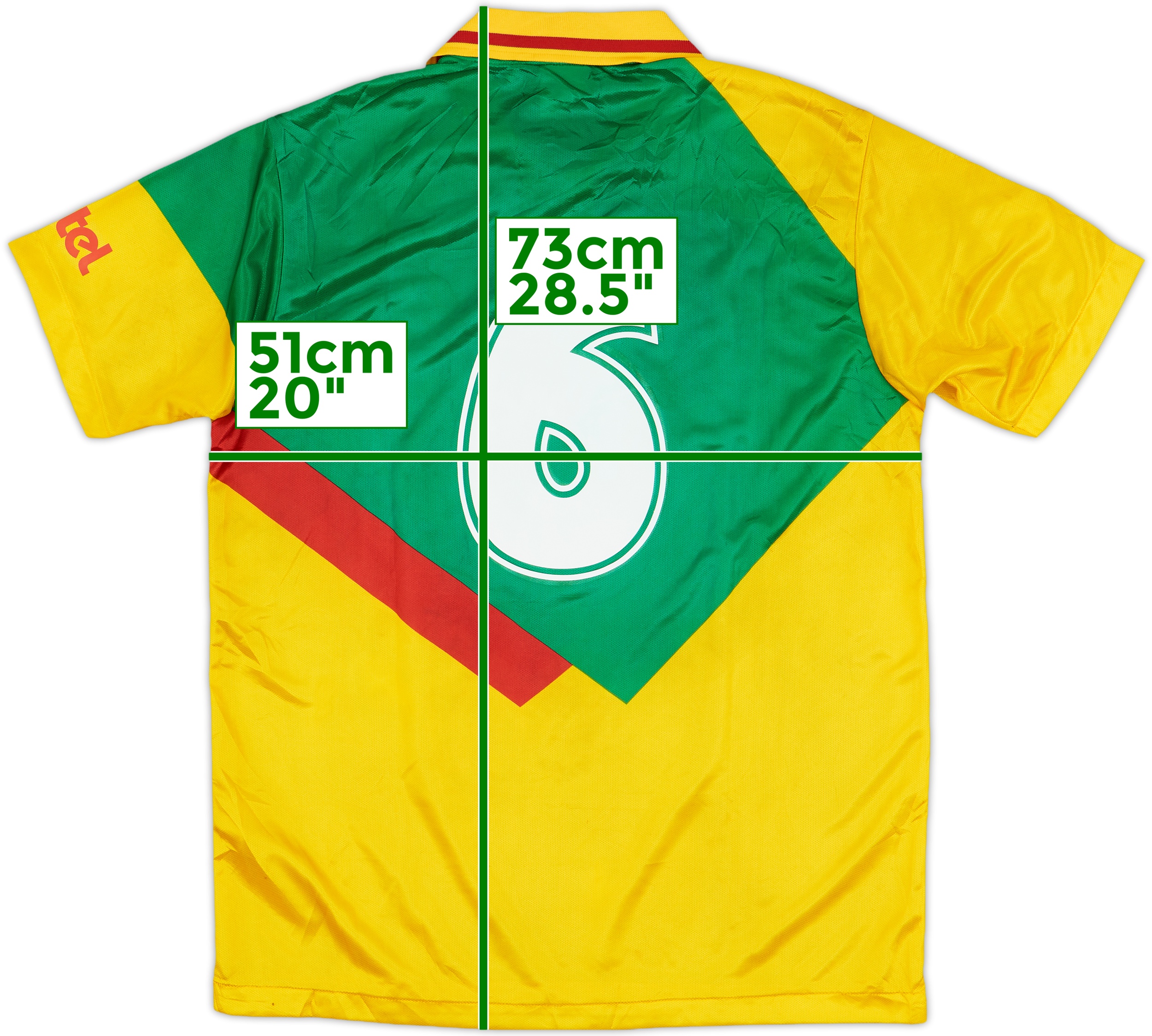 1993-94 JEF United Home Shirt #6 (M/L)