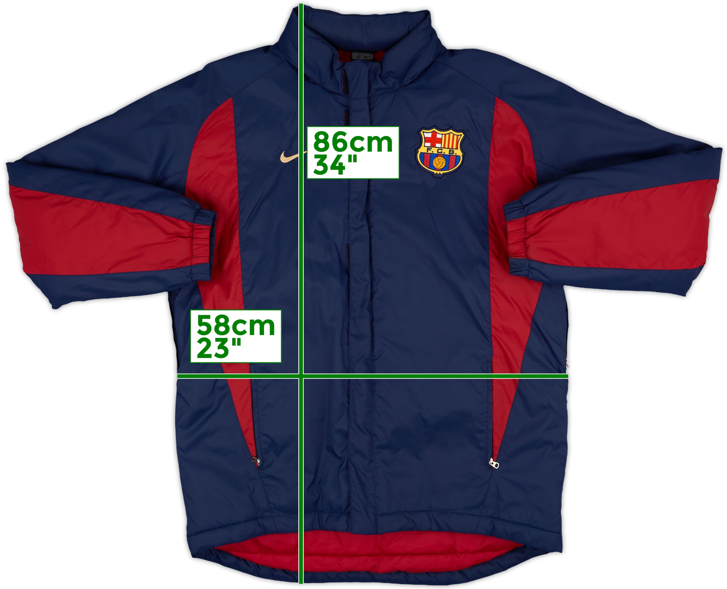 Nike FC Barcelona Strike Down Fill Jacket Parker, Bench Coat