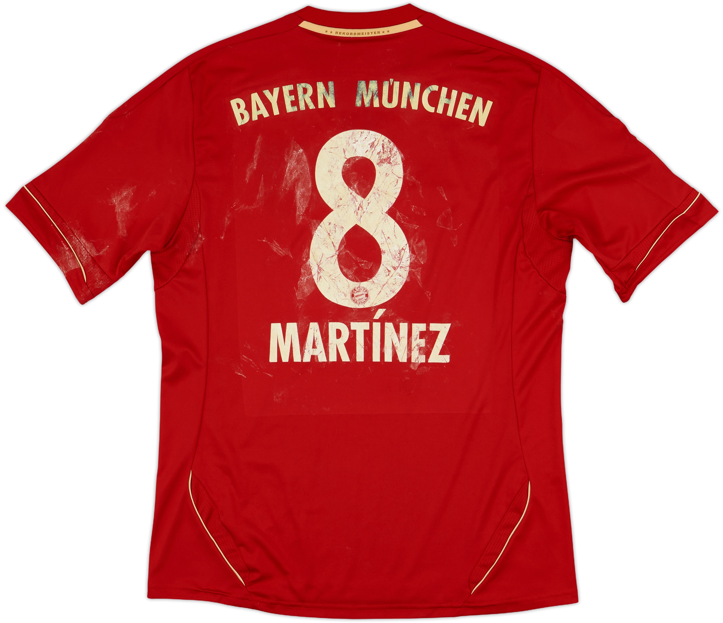 2011-13 Bayern Munich Home Shirt Martinez #8 - 4/10 - (L)