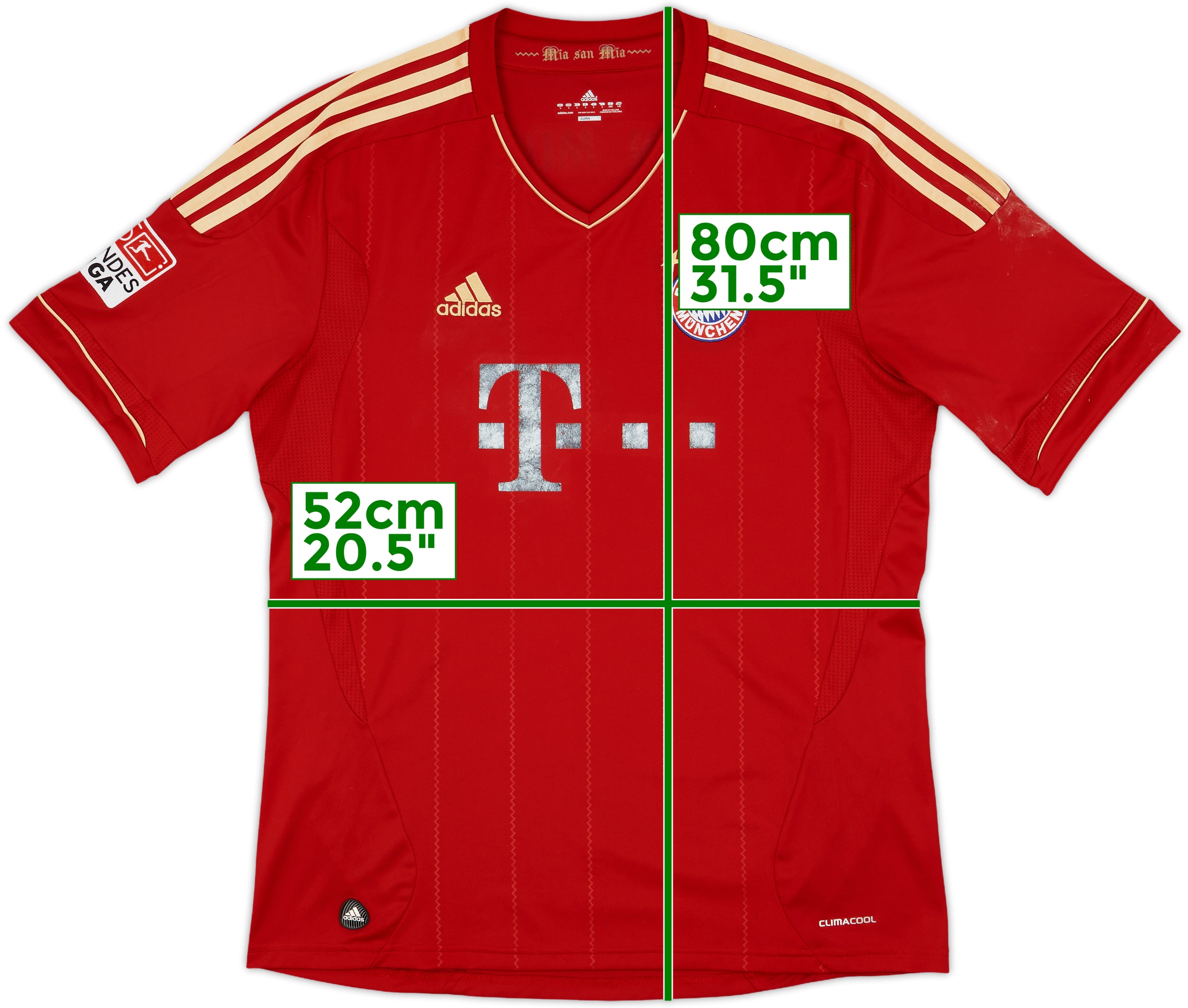 FC Bayern München 2013 シャツ/Lサイズ 2013-14 Bayern Munich Home Shirt - 8/10 - (L)