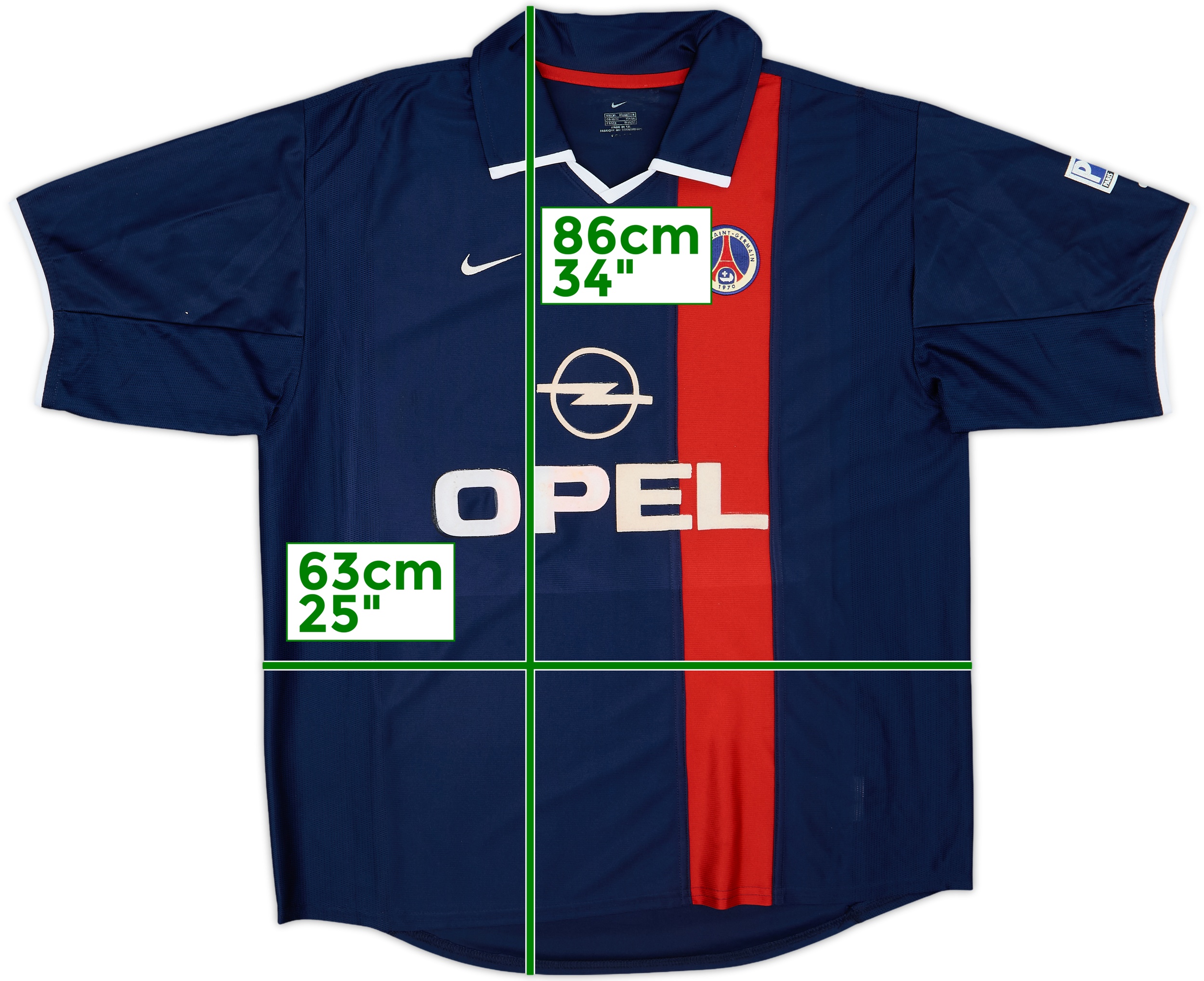 2003-04 Paris Saint-Germain Player Issue Home Shirt Pauleta