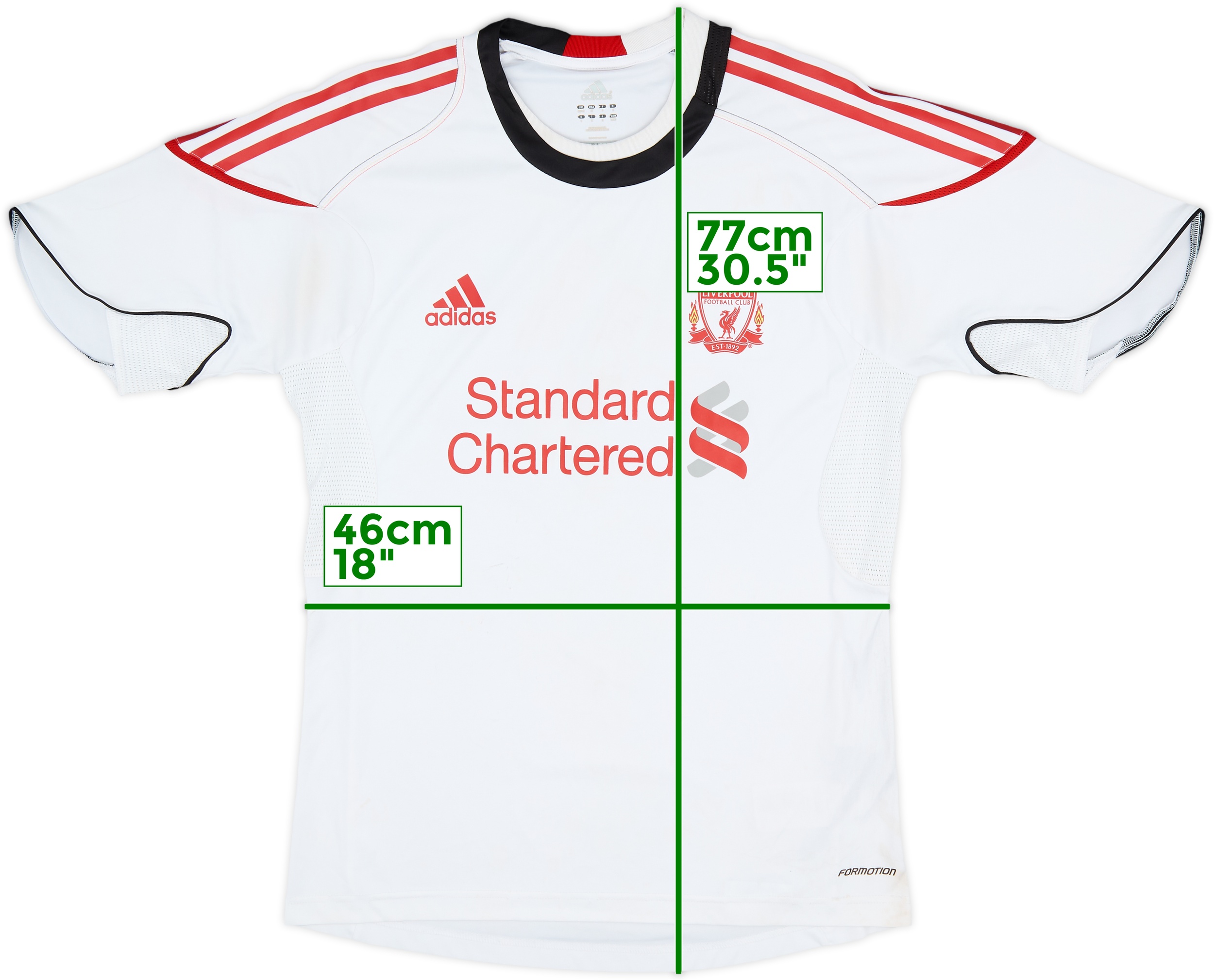 2010-11 Liverpool adidas Training Shirt - 7/10 - (M/L)
