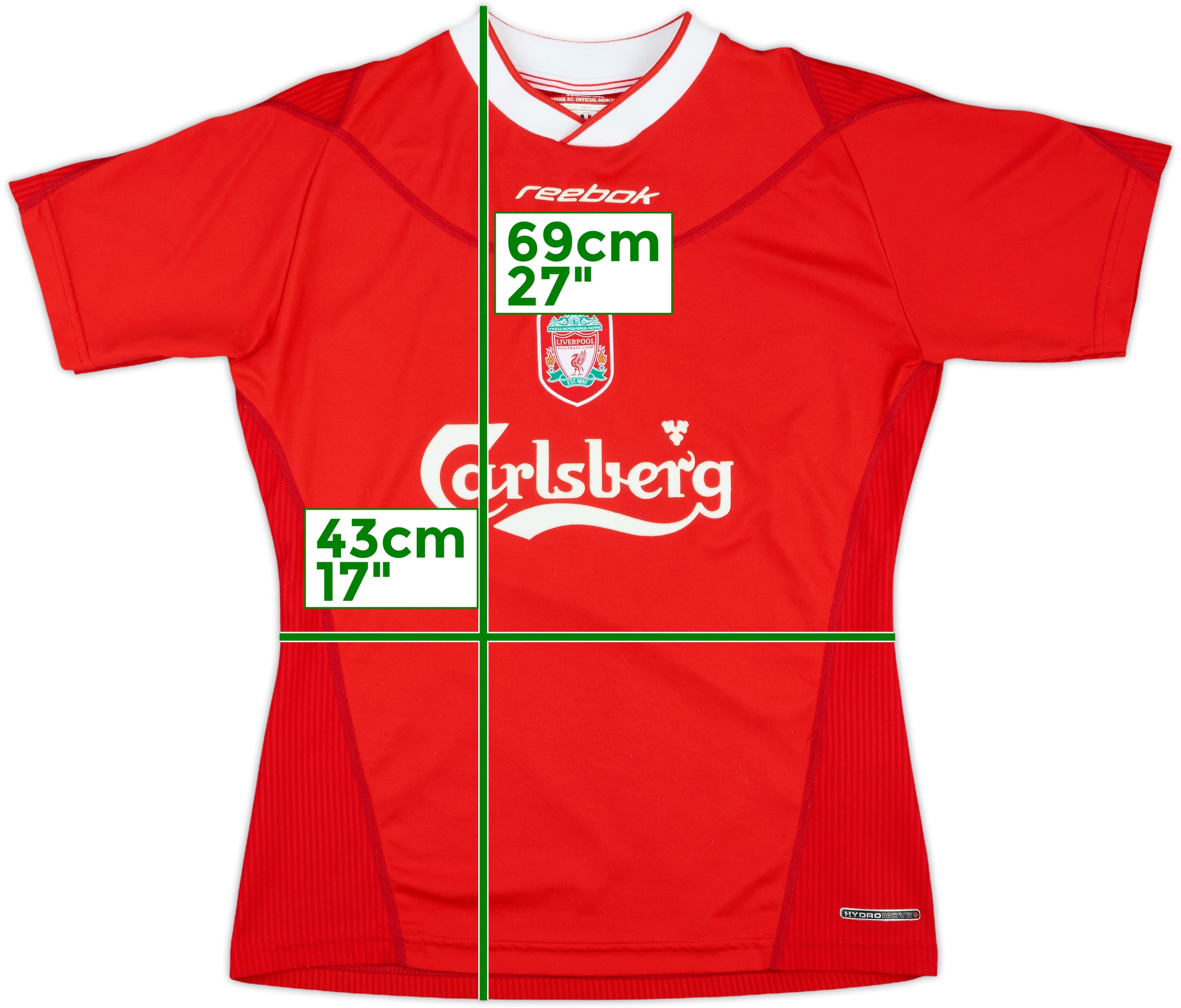 2002-04 Liverpool Home Shirt - 9/10 - (Women's M)