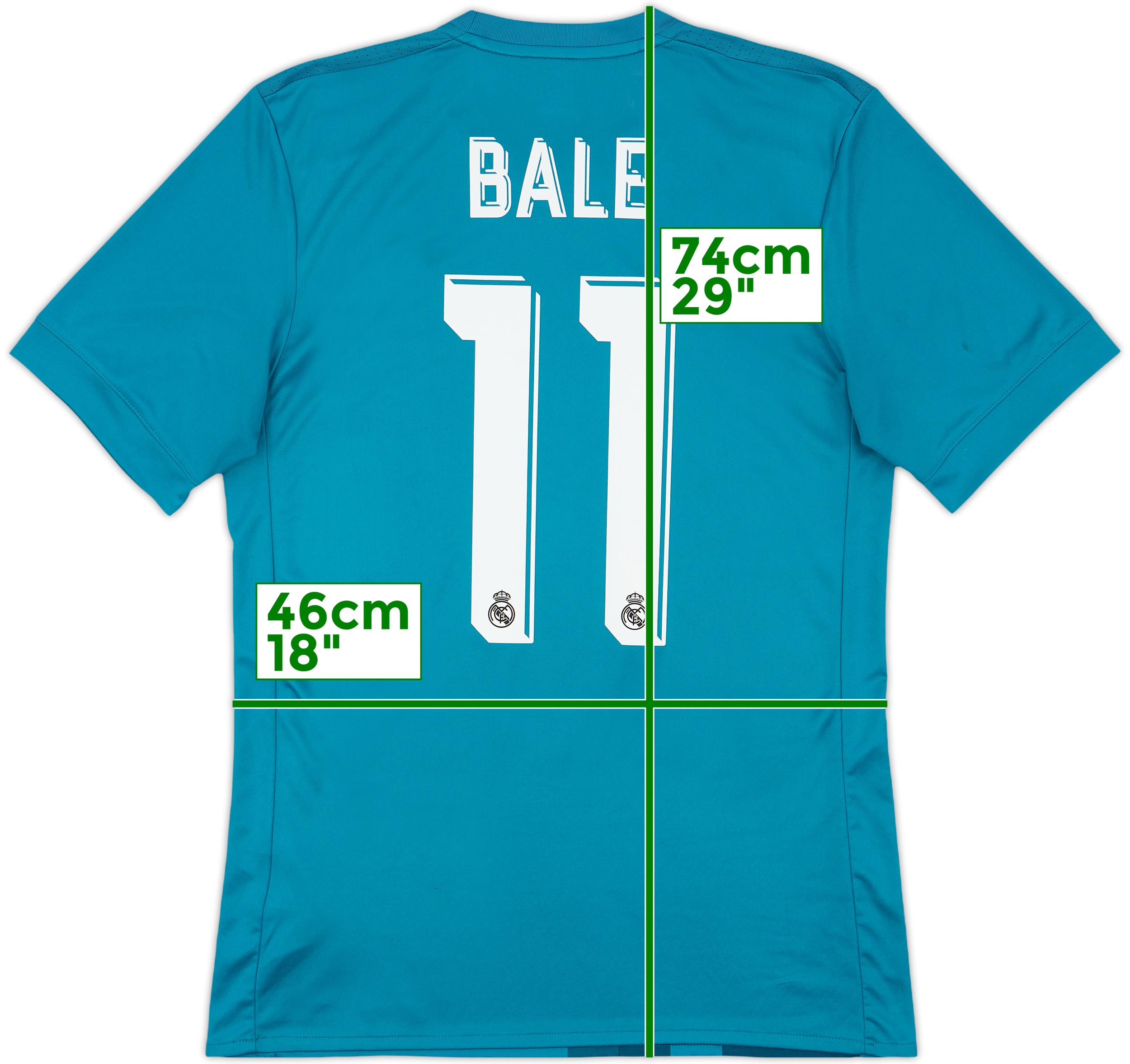 2017-18 Real Madrid Third Shirt Bale #11 - 9/10 - (S)