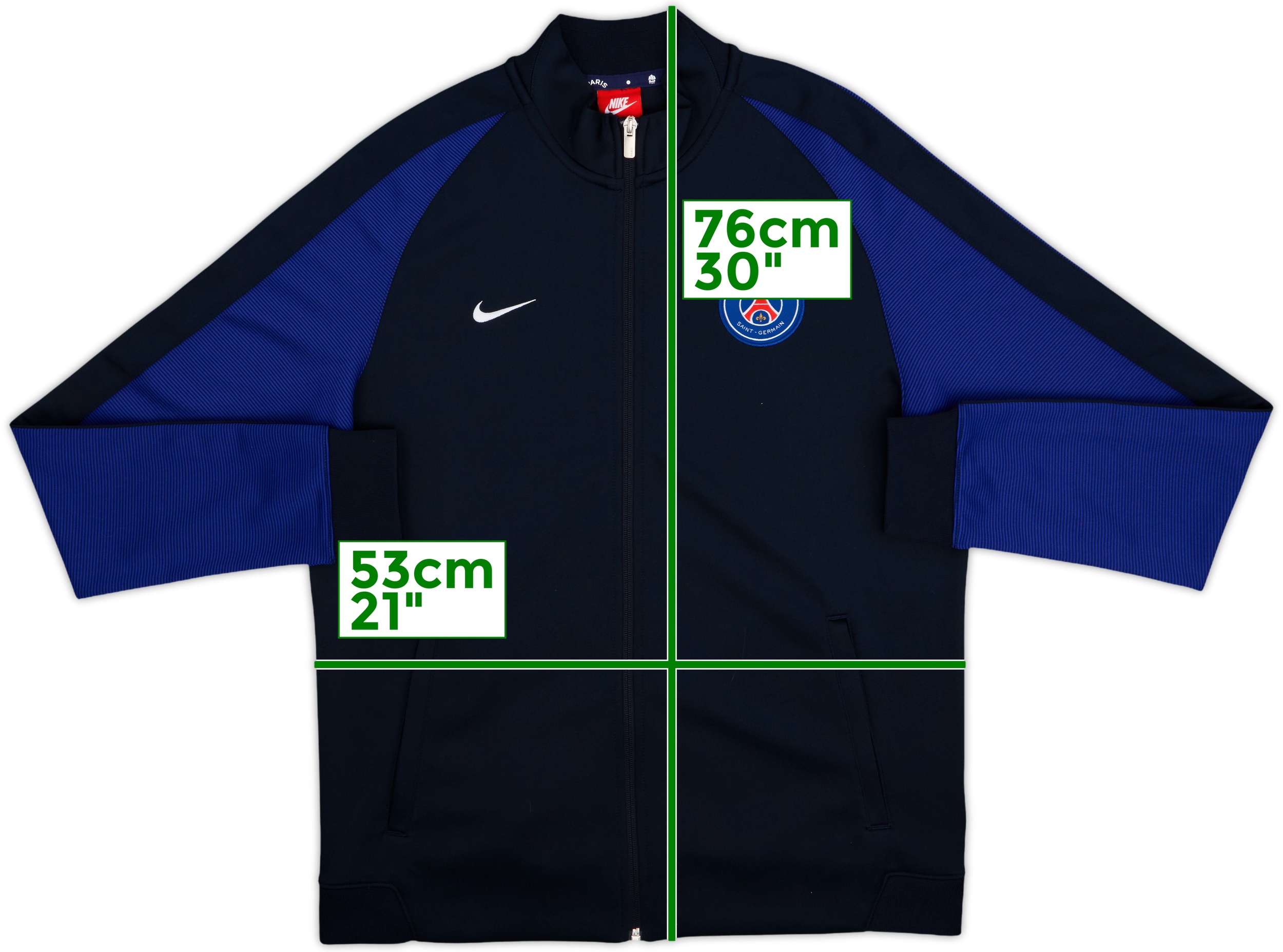 2016-17 Paris Saint-Germain Nike Track Jacket - 10/10 - (L)