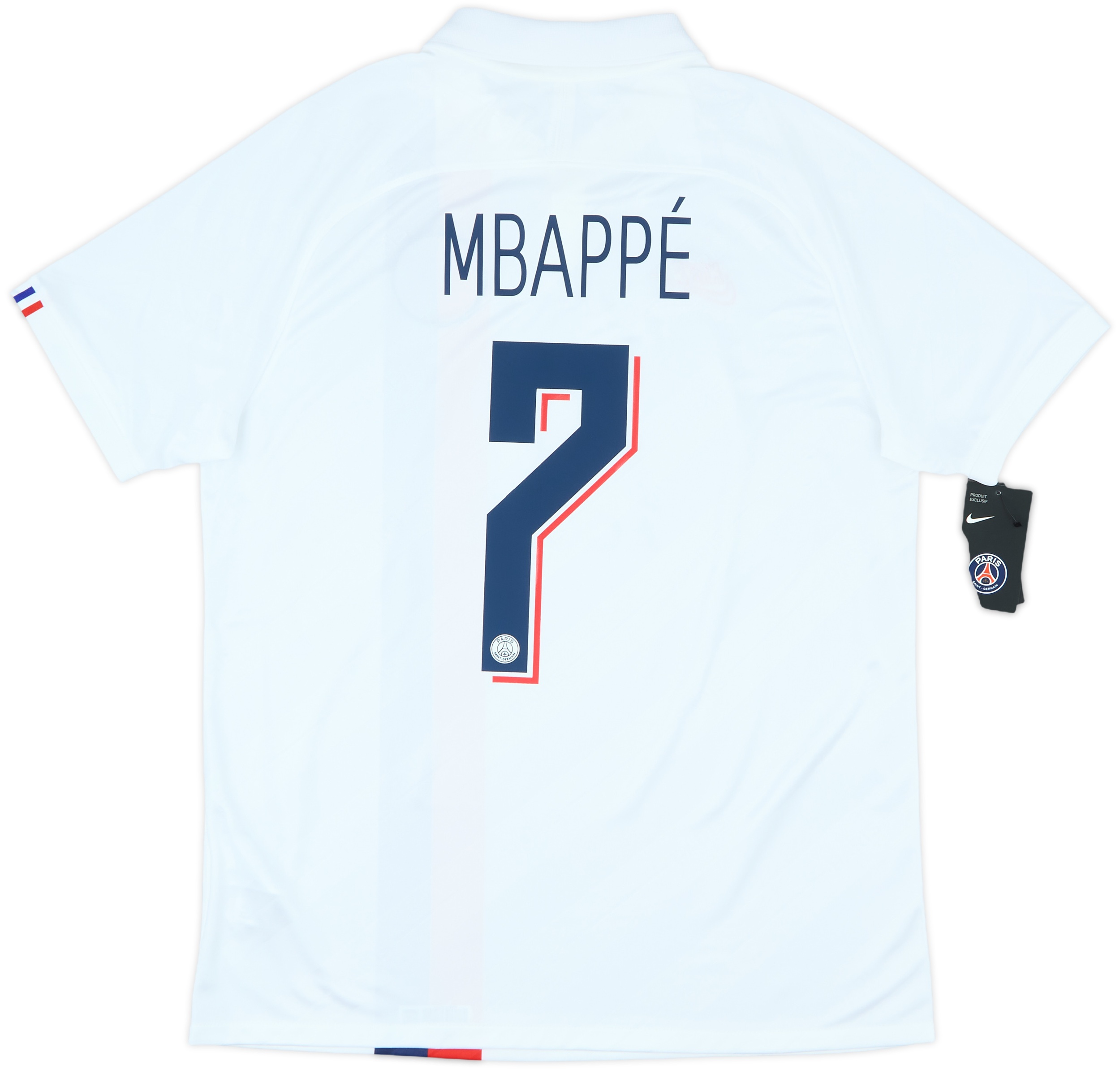 Nike Men's PSG 2023/24 Home Jersey w/ Mbappe #7 Printing