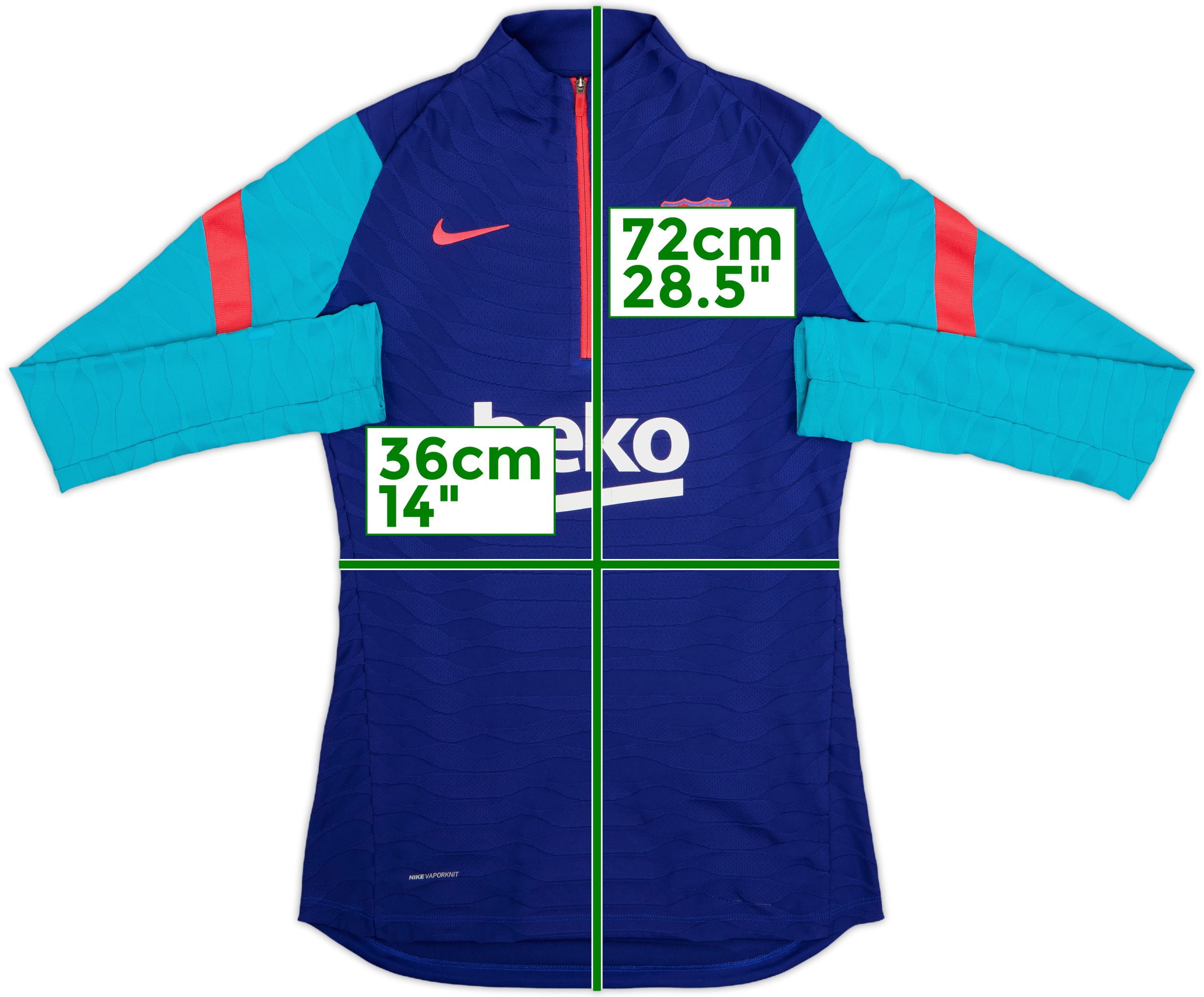Nike Vaporknit FC バルセロナ ドリルトップ