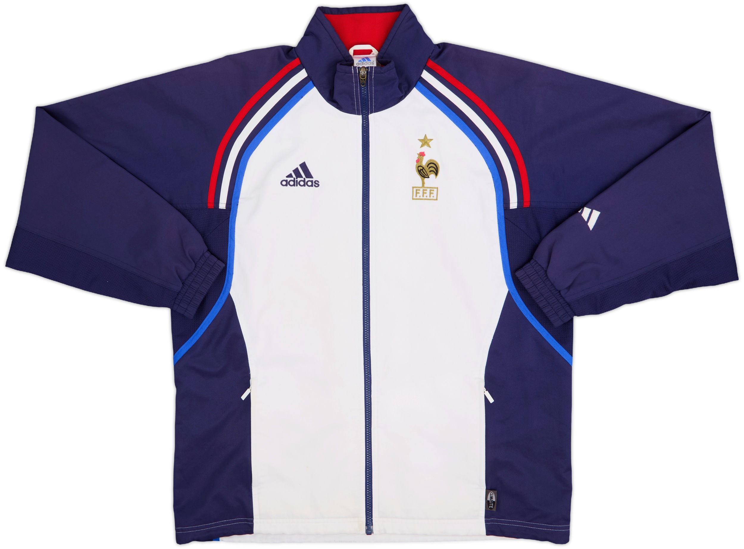2000-02 France adidas Track Jacket - 8/10 - (M)