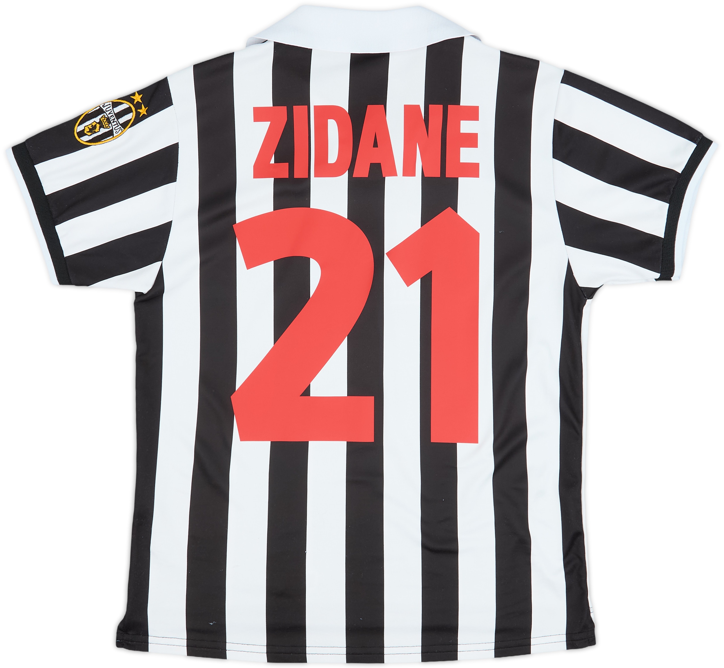 1998-99 Juventus Home Shirt Zidane #21 - 8/10 - (XL.Boys)