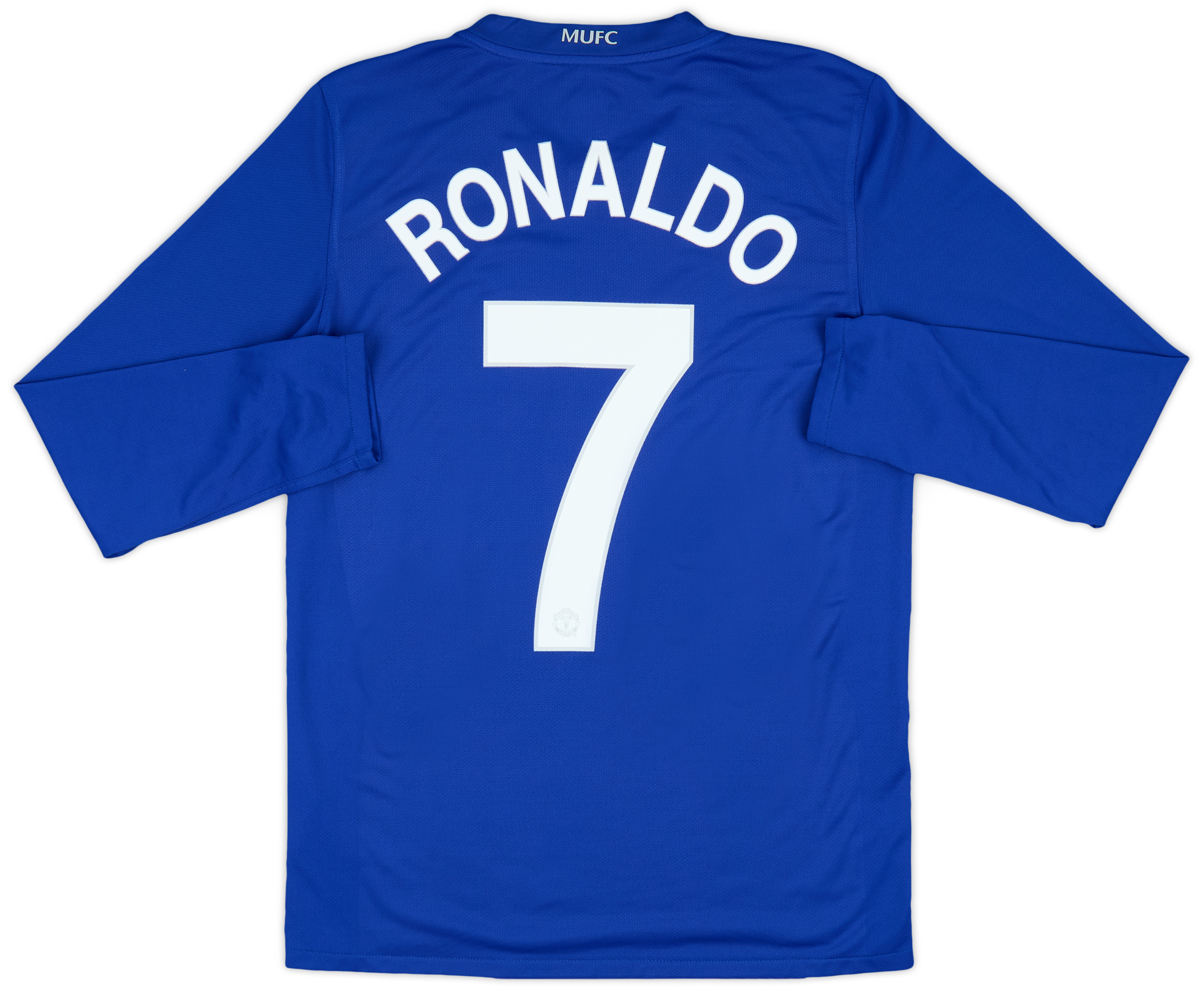 品質満点 Ronaldo Shirt L/S Third United Manchester 2008-09 #7 9/10 - 陸上用パンツ