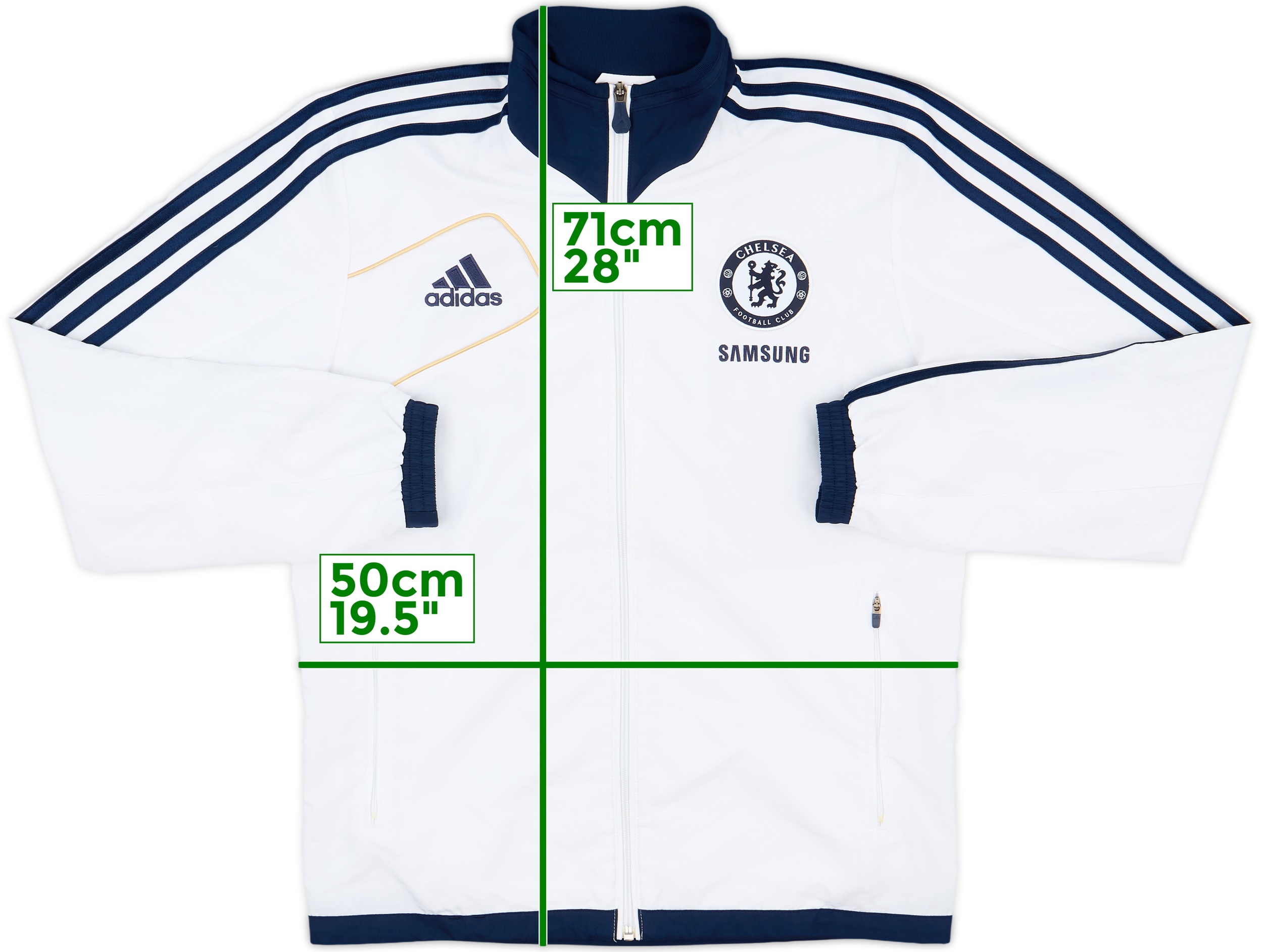 adidas Chelsea FC adidas ダウンジャケット 2009-10 Chelsea adidas Track Jacket - 8/10 - (M.Boys)