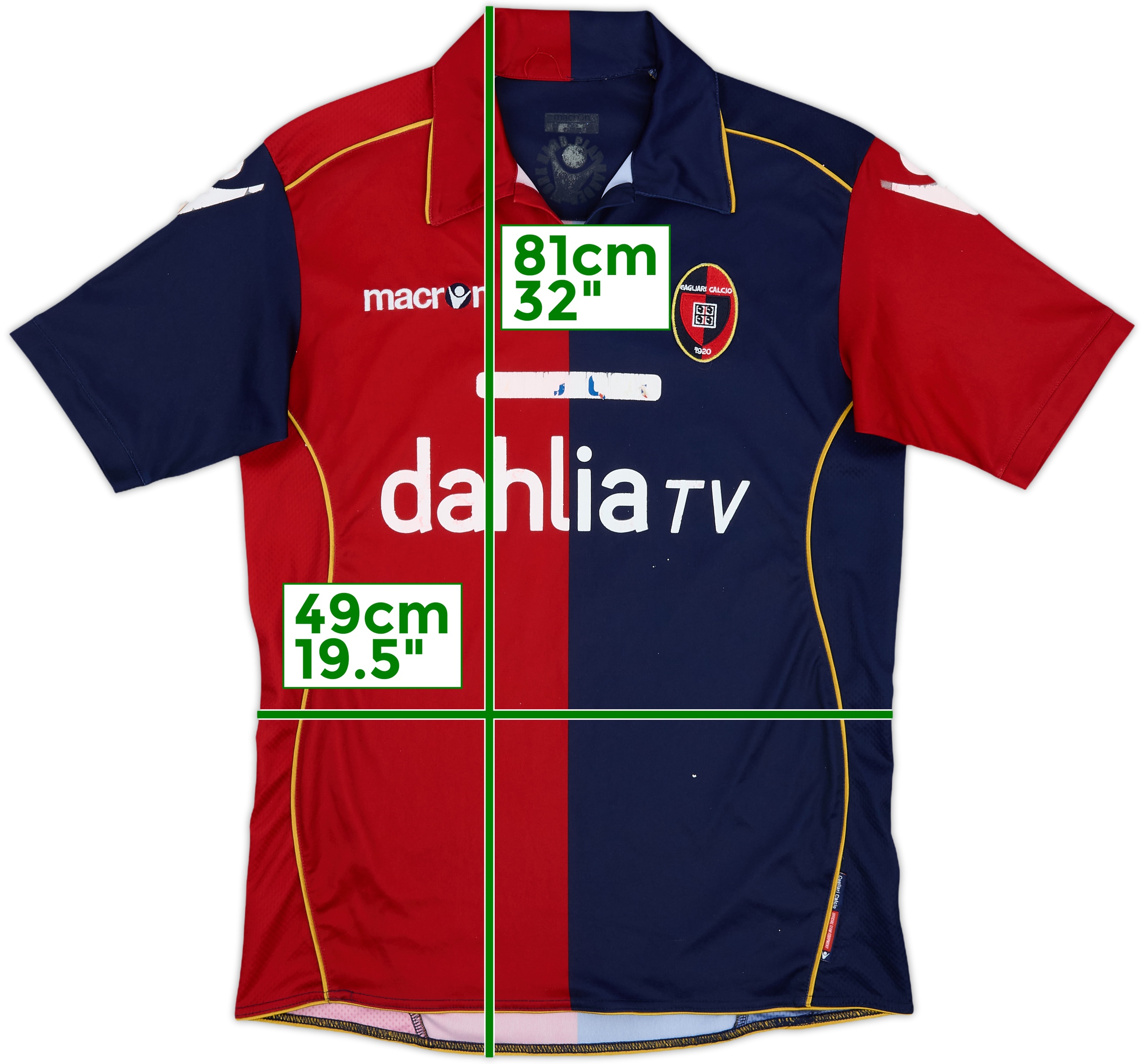 2010-11 Cagliari Home Shirt - 5/10 - (M)