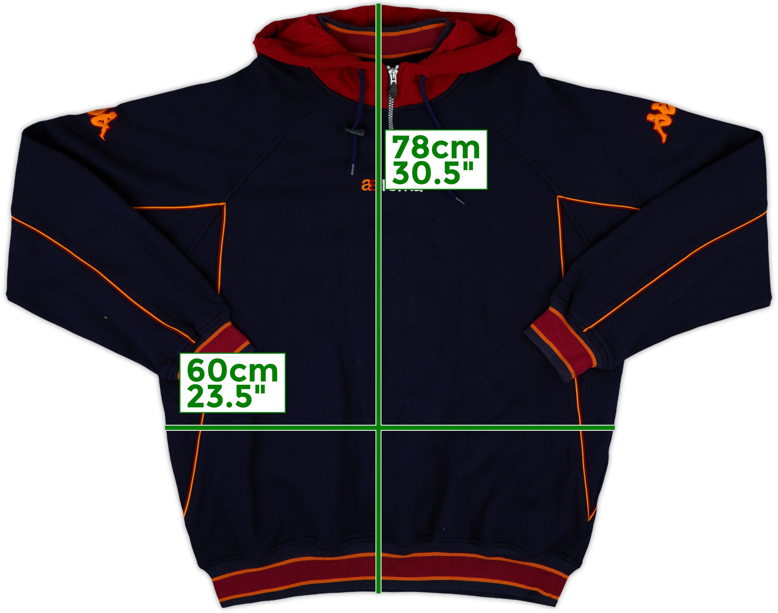 最旬トレンドパンツ Sweat Zip 1/4 Kappa Roma 2002-03 Top (XL) - 7/10 - ウェア