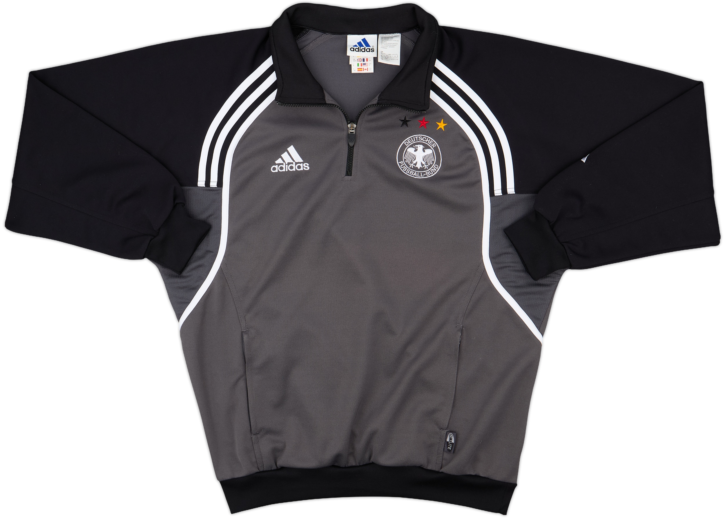 【保証書付】 Training Zip 1/4 adidas Germany 2000-02 Top (M/L) - 9/10 - ウェア
