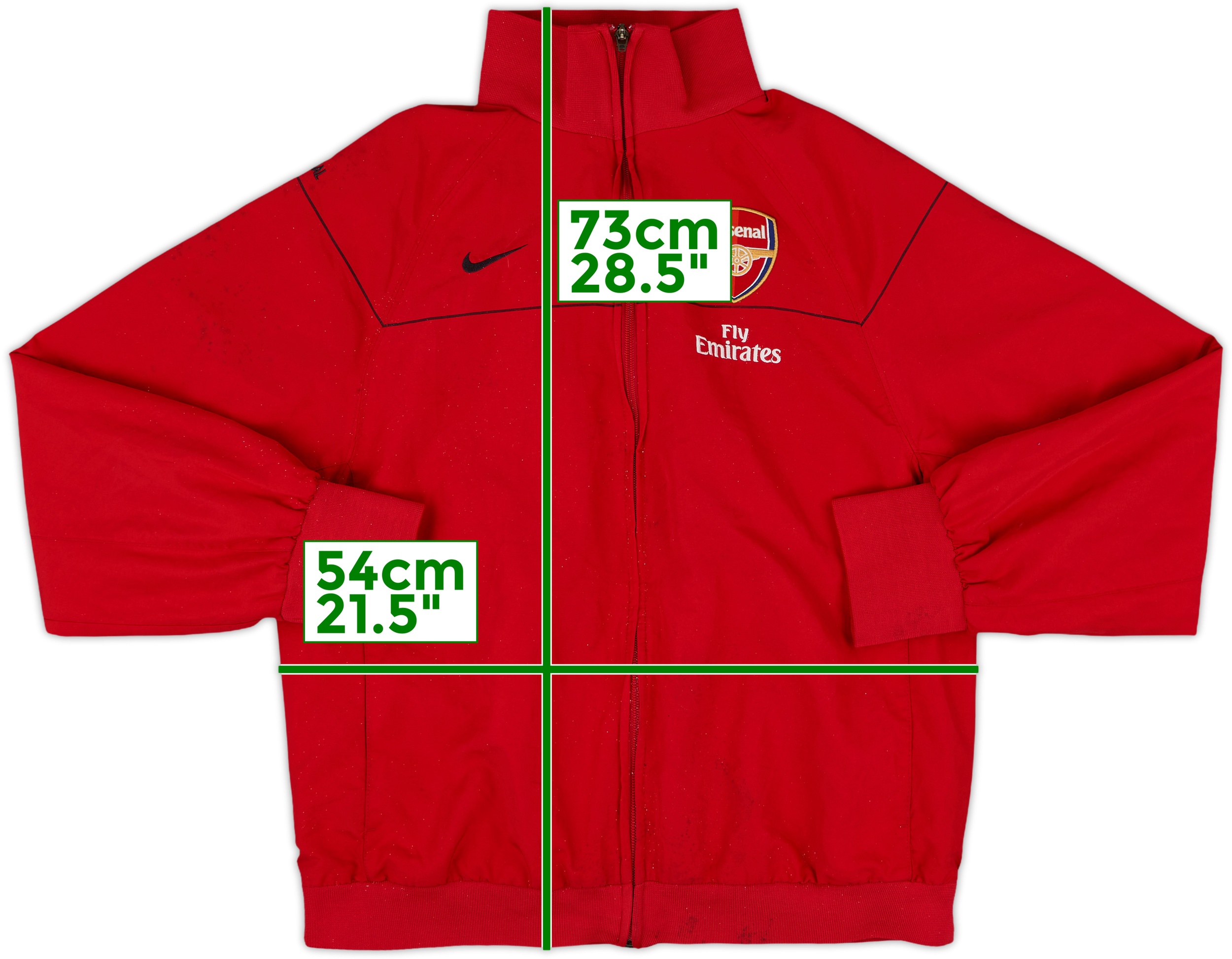 2005-06 Arsenal Nike Track Jacket (Women's M)