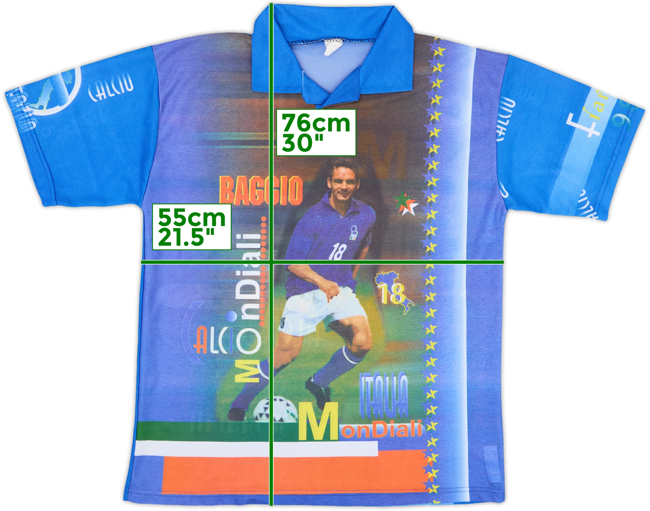 イタリア代表ユニフォーム♯10 R.BAGGIO Lサイズ イタリア代表 1994 ホーム ユニフォーム #10 R.BAGGIO - メルカリ
