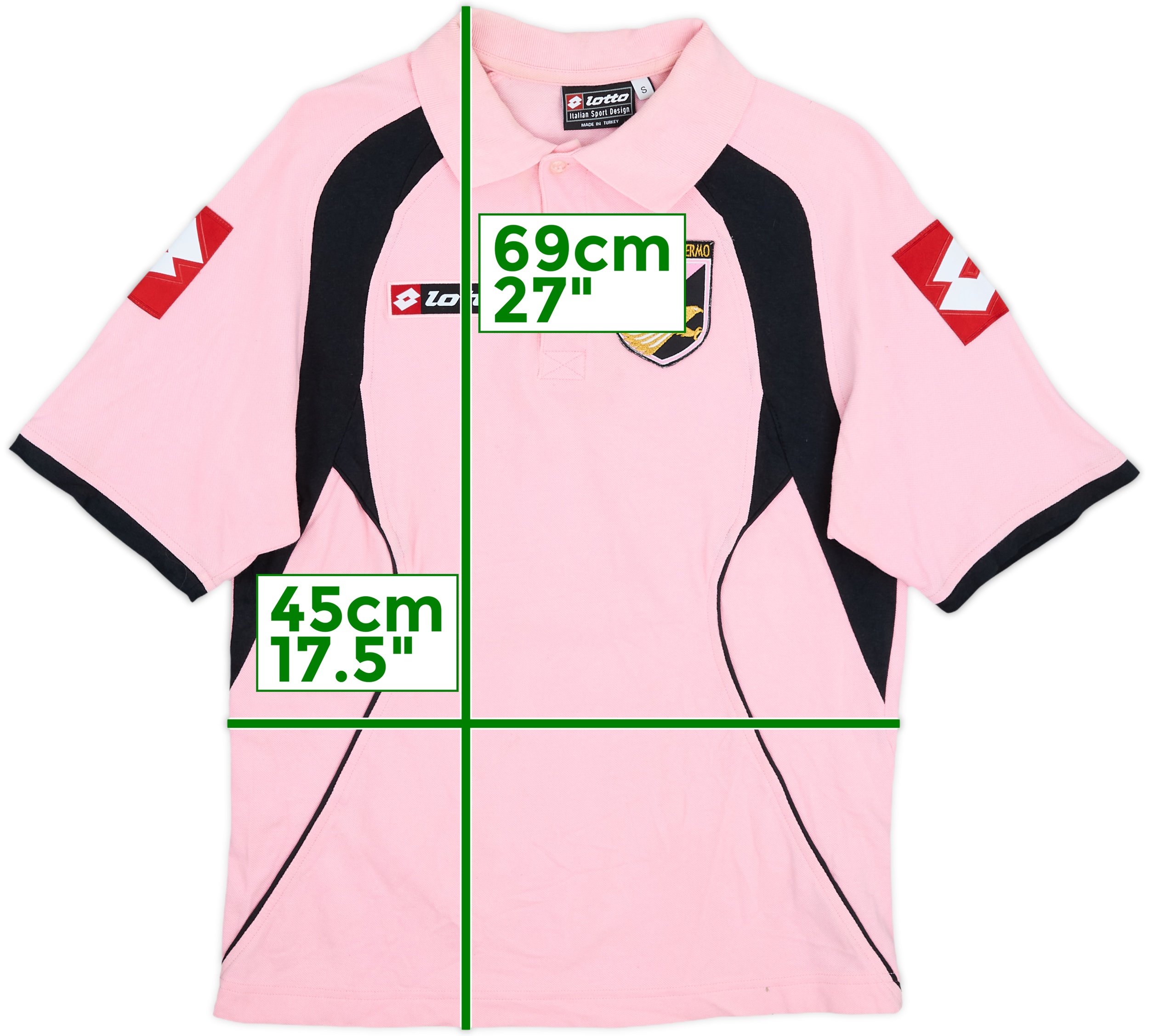 2004-05 Palermo Lotto Polo Shirt - 8/10 - (S)