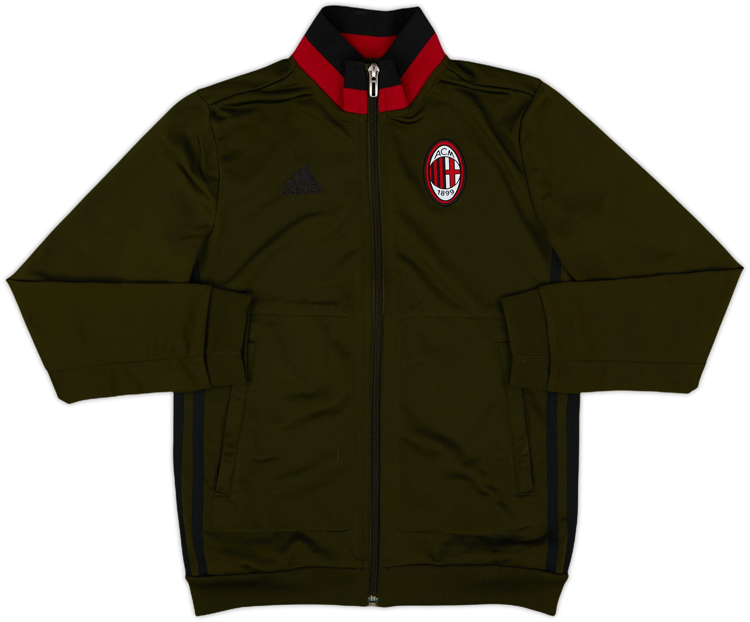 2016-17 AC Milan adidas Track Jacket - 8/10 - (S.Boys)