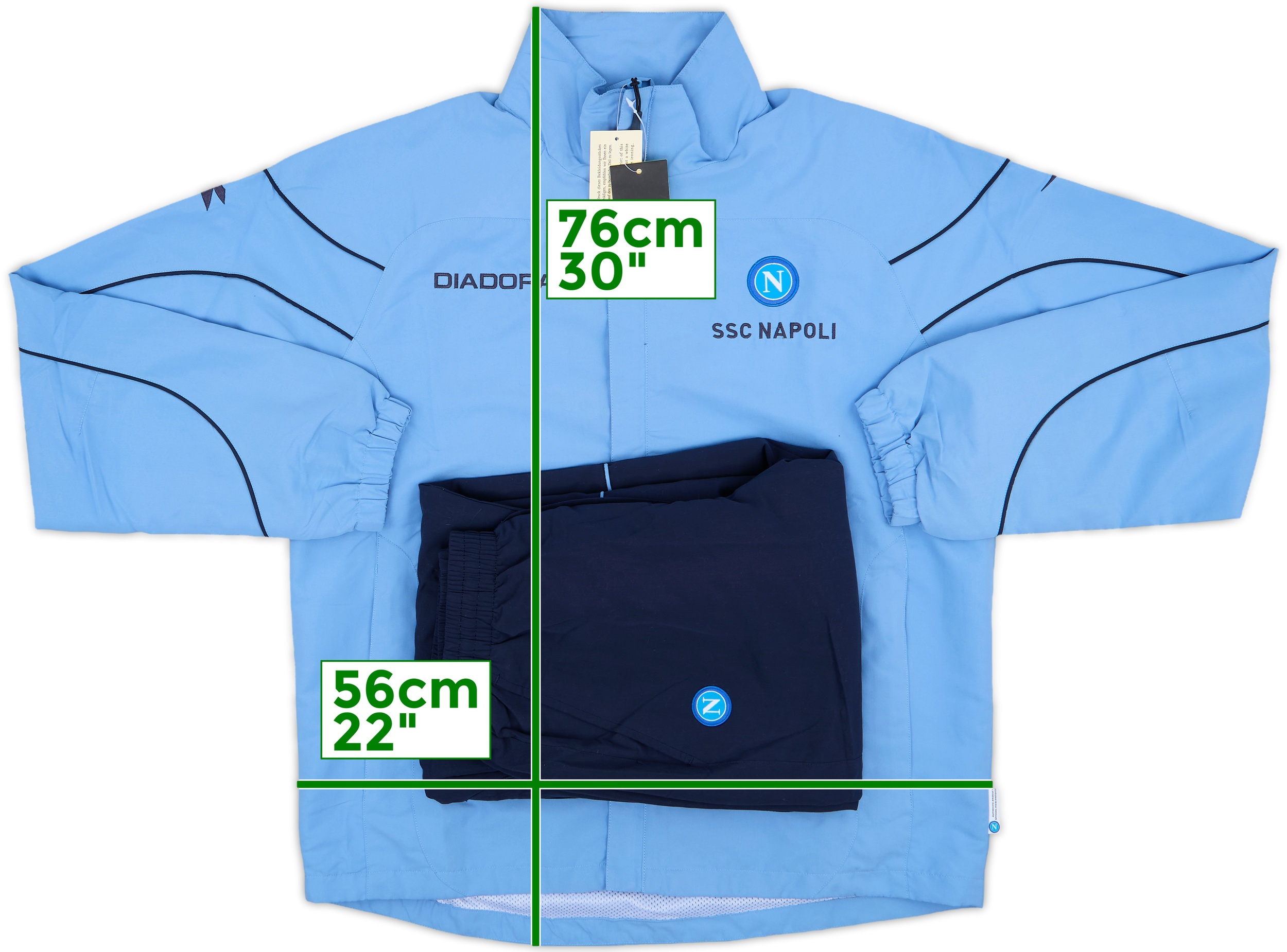定番のお歳暮＆冬ギフト 2007-08 Napoli Diadora Full Tracksuit (S) ウェア