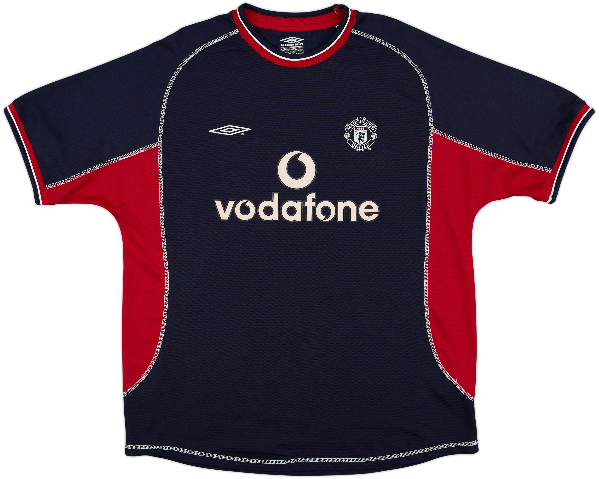 【国内正規 01-03 England  L/S Beckham #7】 2001-03 England Home Shirt Beckham #7 - 6/10 - (M)