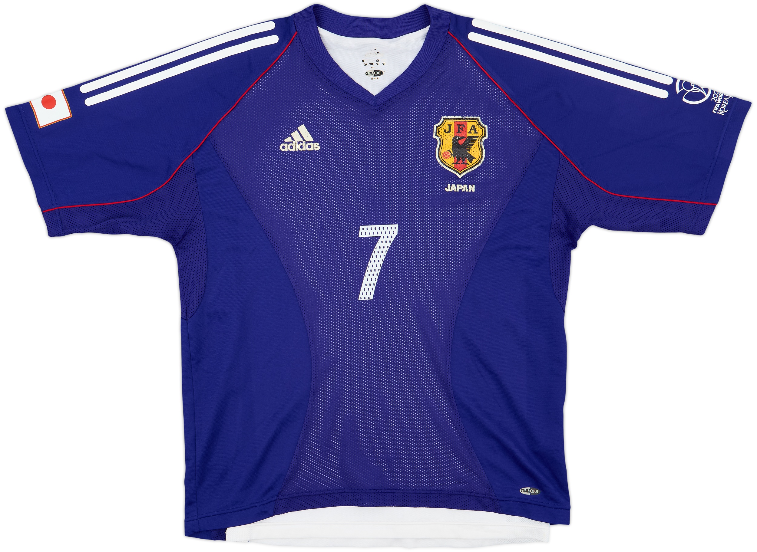 2002-04 Japan Player Issue Home Shirt Nakata #7 - 6/10 - (L)