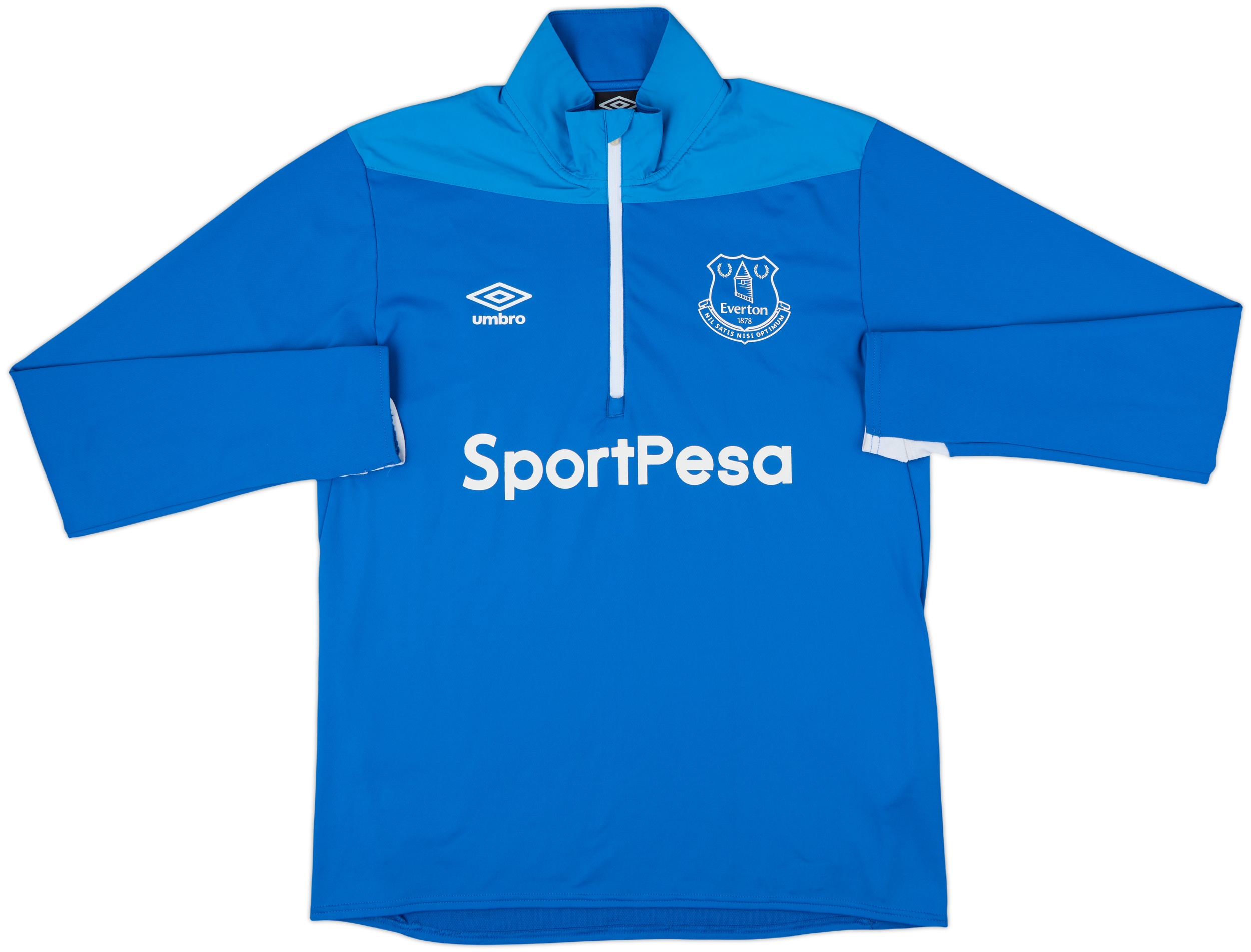 激レア　エバートン　Everton　トレーニングトップ 2017-18 Everton Umbro 1/4 Zip Training Top - 8/10 - (M)