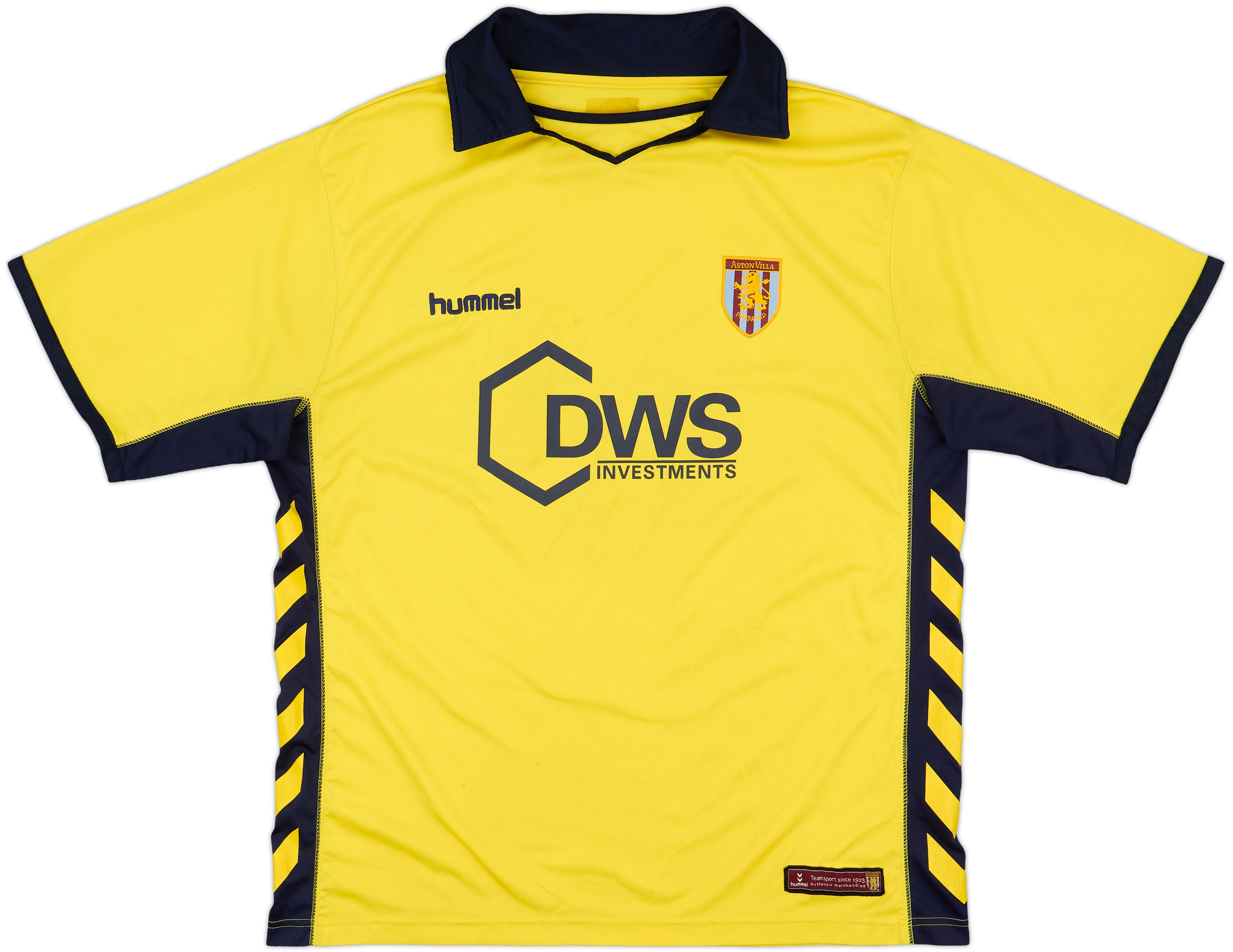 ウェア Hummel Aston Villa FC football shirts 1989-90 Aston Villa Away Shirt - 7/10 - (S)