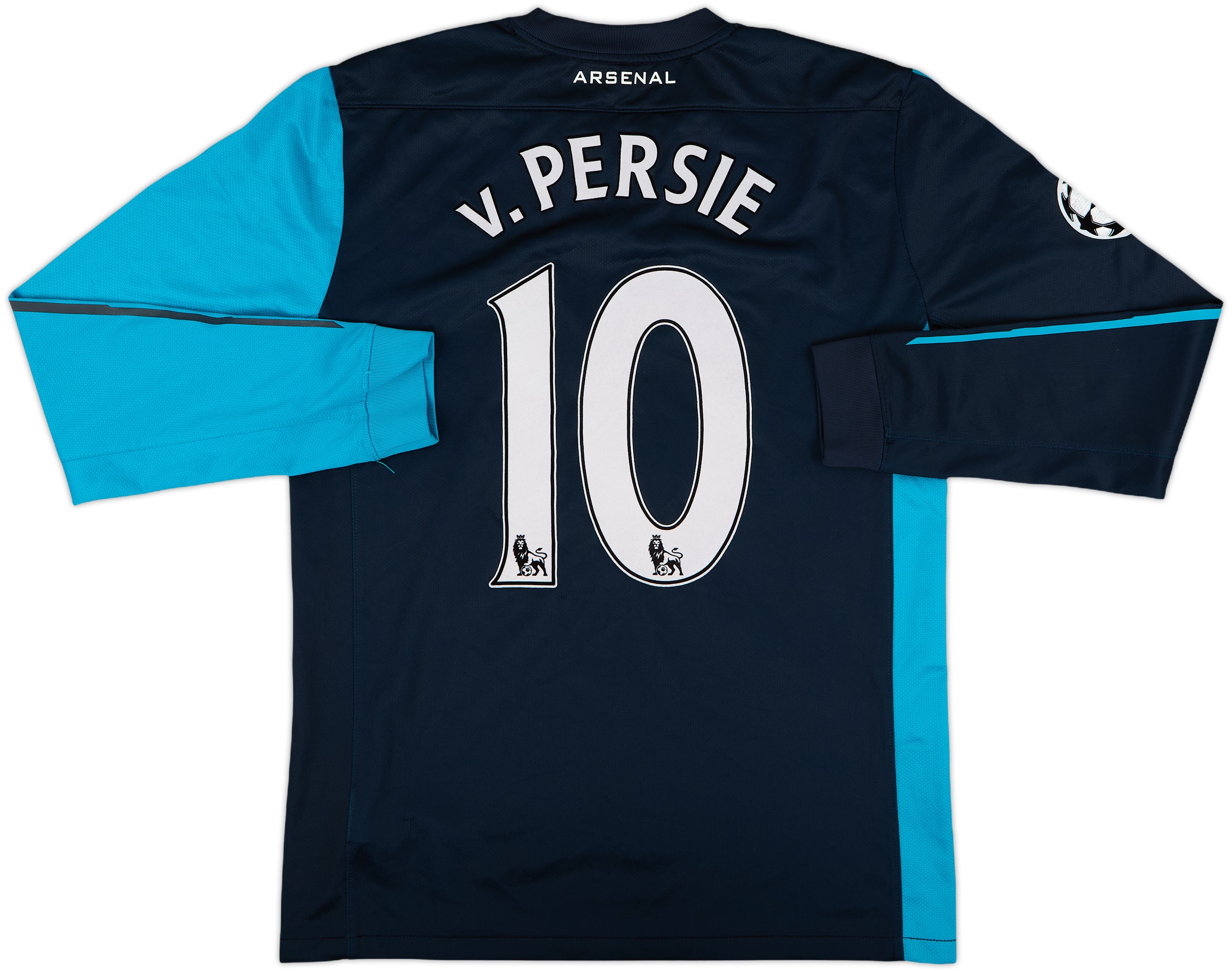 2011-12 Arsenal Away L/S Shirt V.Persie #10 - 9/10 - (M)