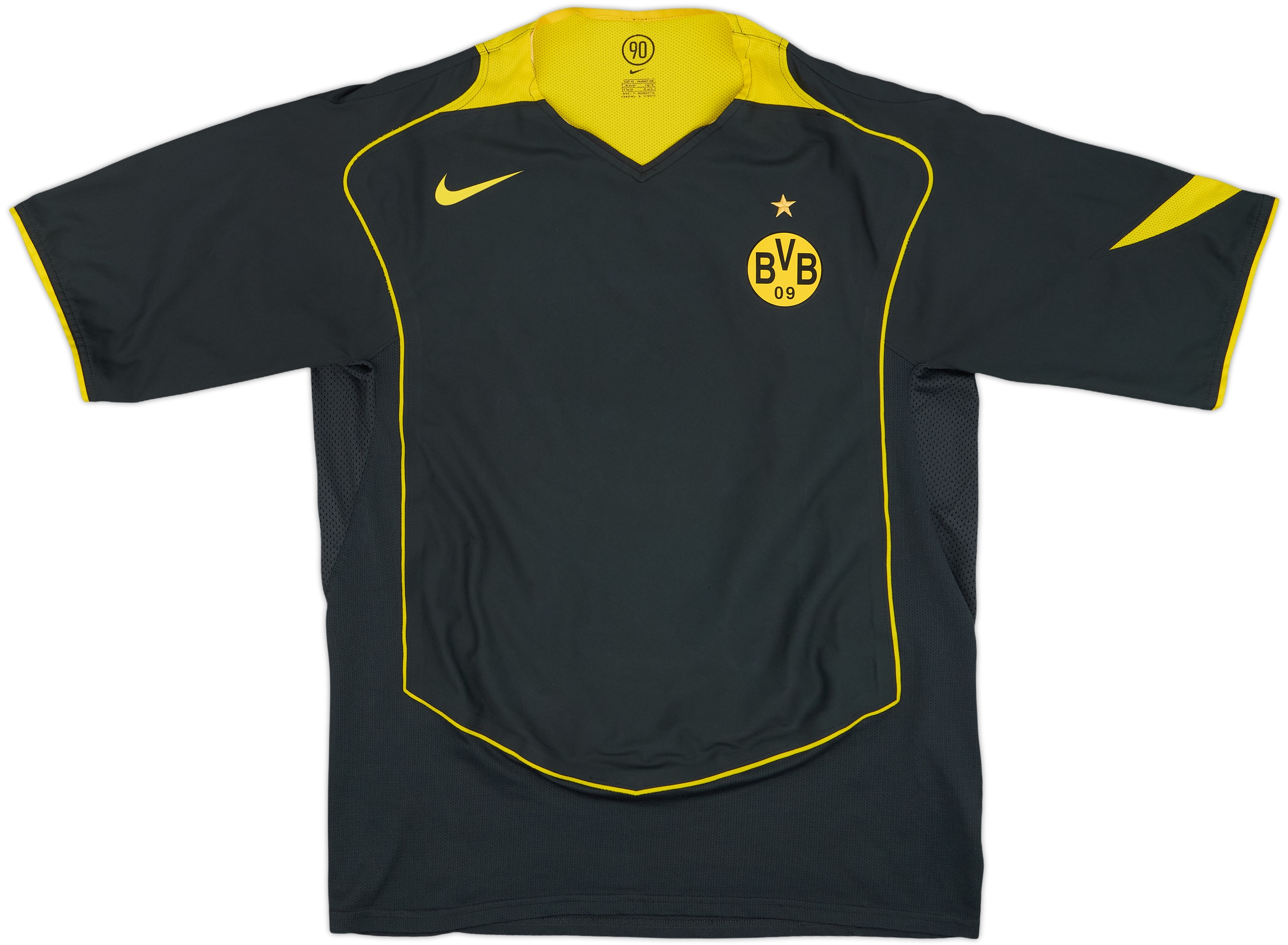 ウェア 04-05 Dortmund Signature Game Shirt 2004-05 Borussia Dortmund Player Issue Third Shirt - 9/10 - (XL)