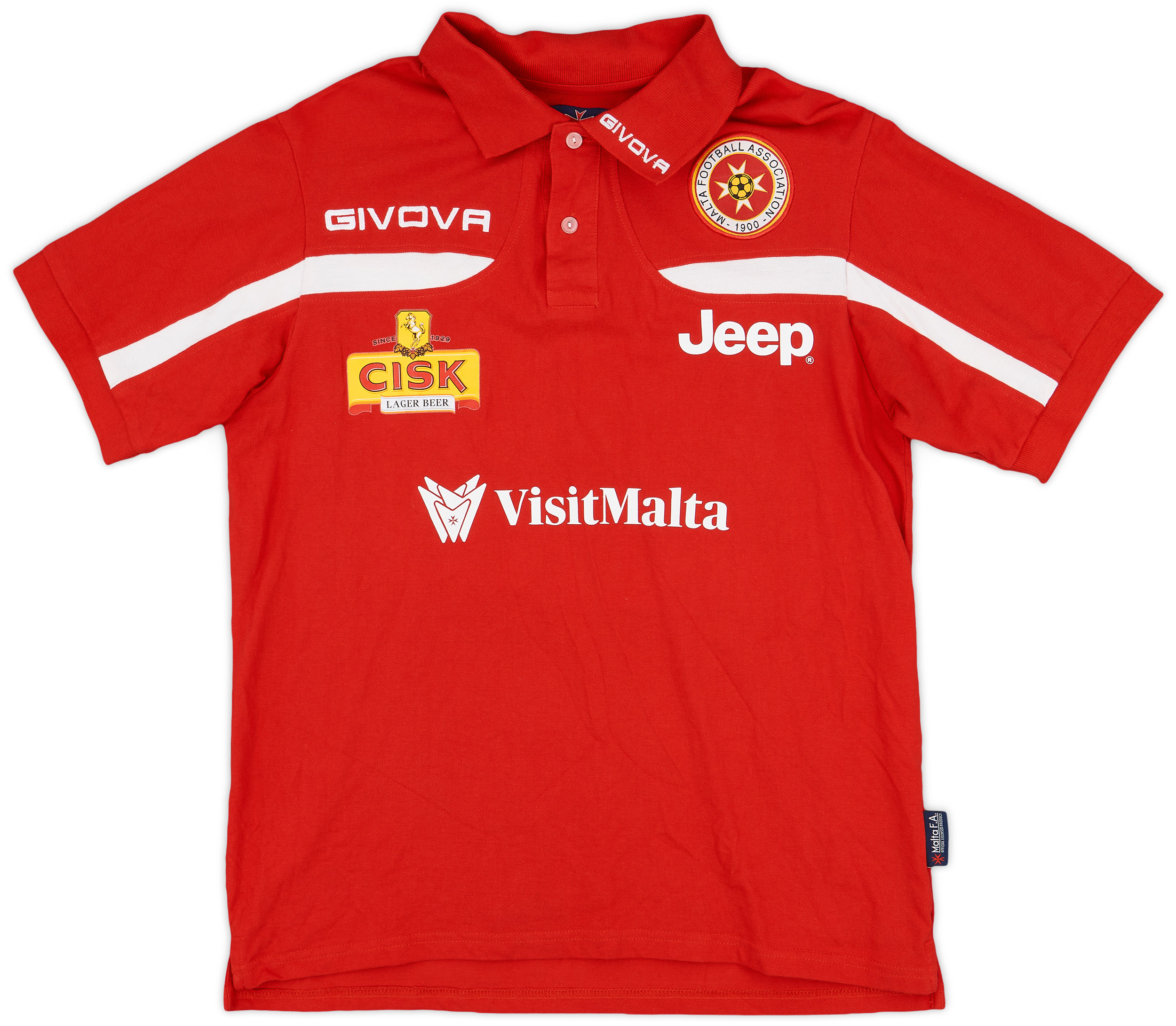 2010-12 Malta Givova Polo Shirt - 9/10 - (M)