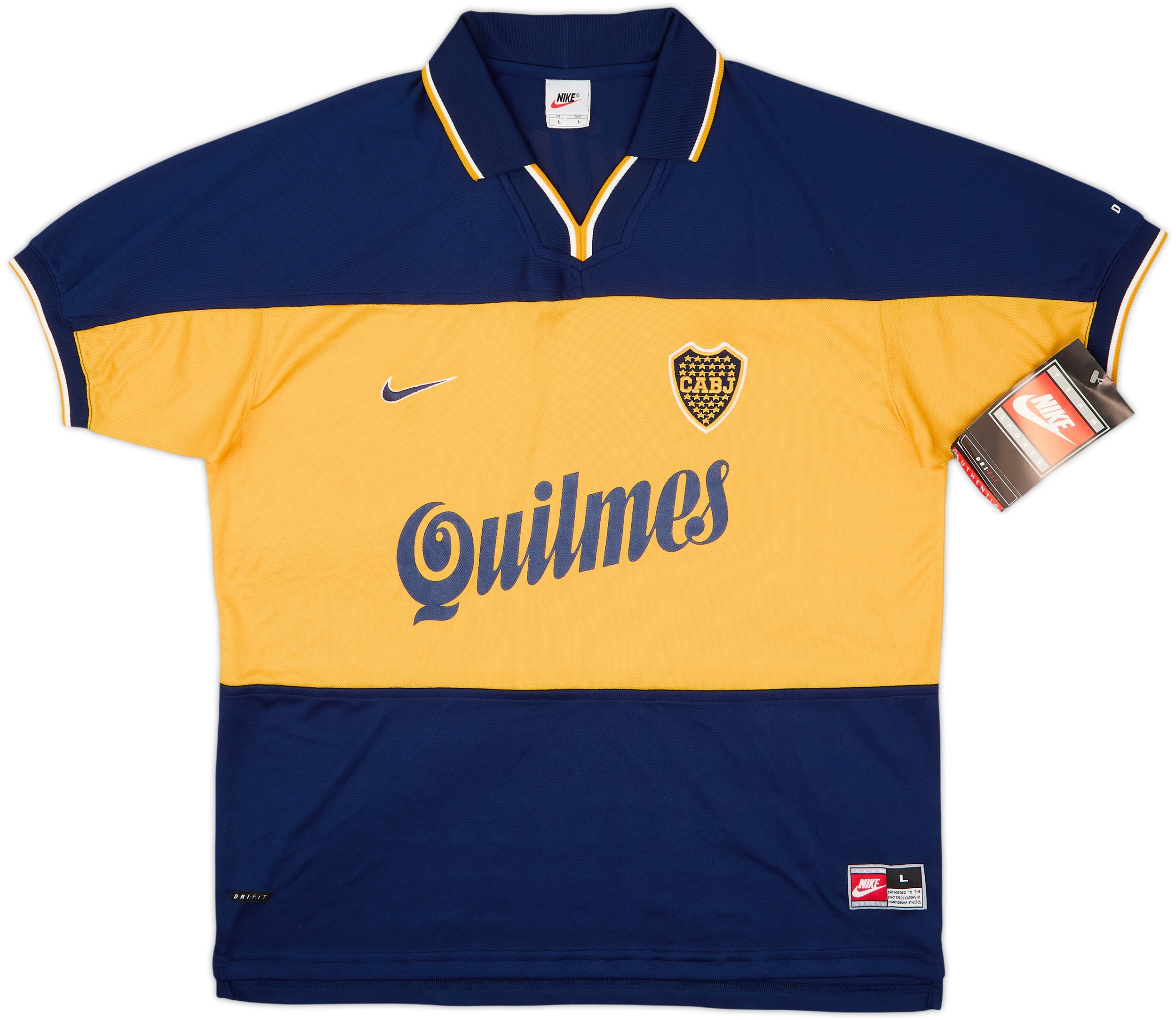 NIKE Boca Juniors オーセンティック1998-99 新品パレルモ 1998-00 Boca Juniors Home Shirt (L)