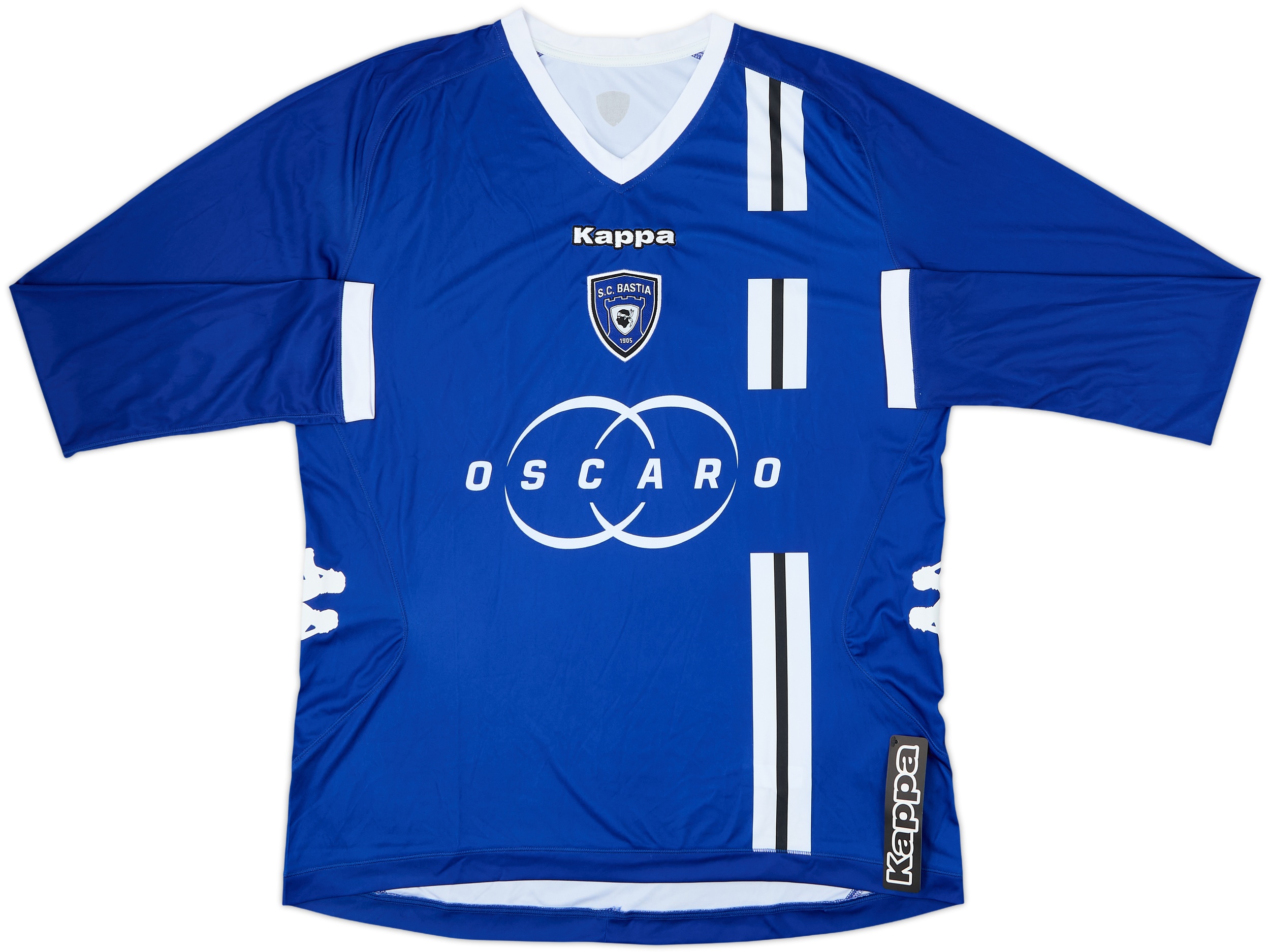 2012-13 SC Bastia Home L/S Shirt (XXL)