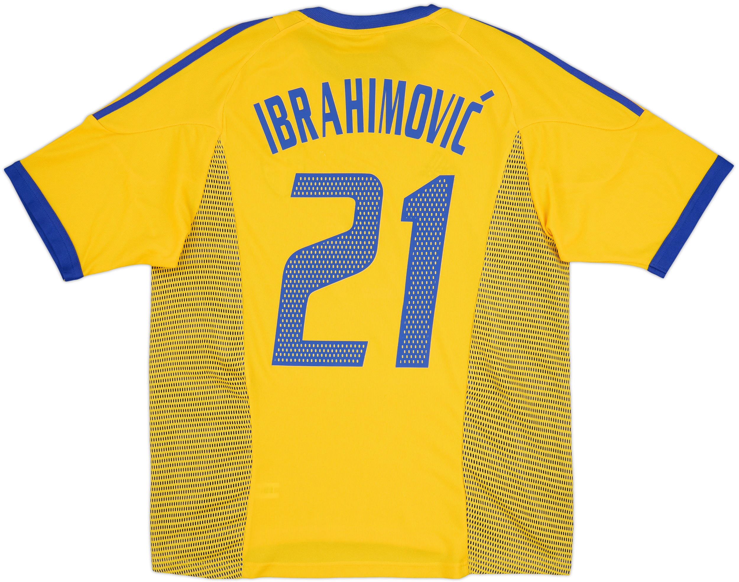 2002-03 Sweden Home Shirt Ibrahimovic #21 (M)