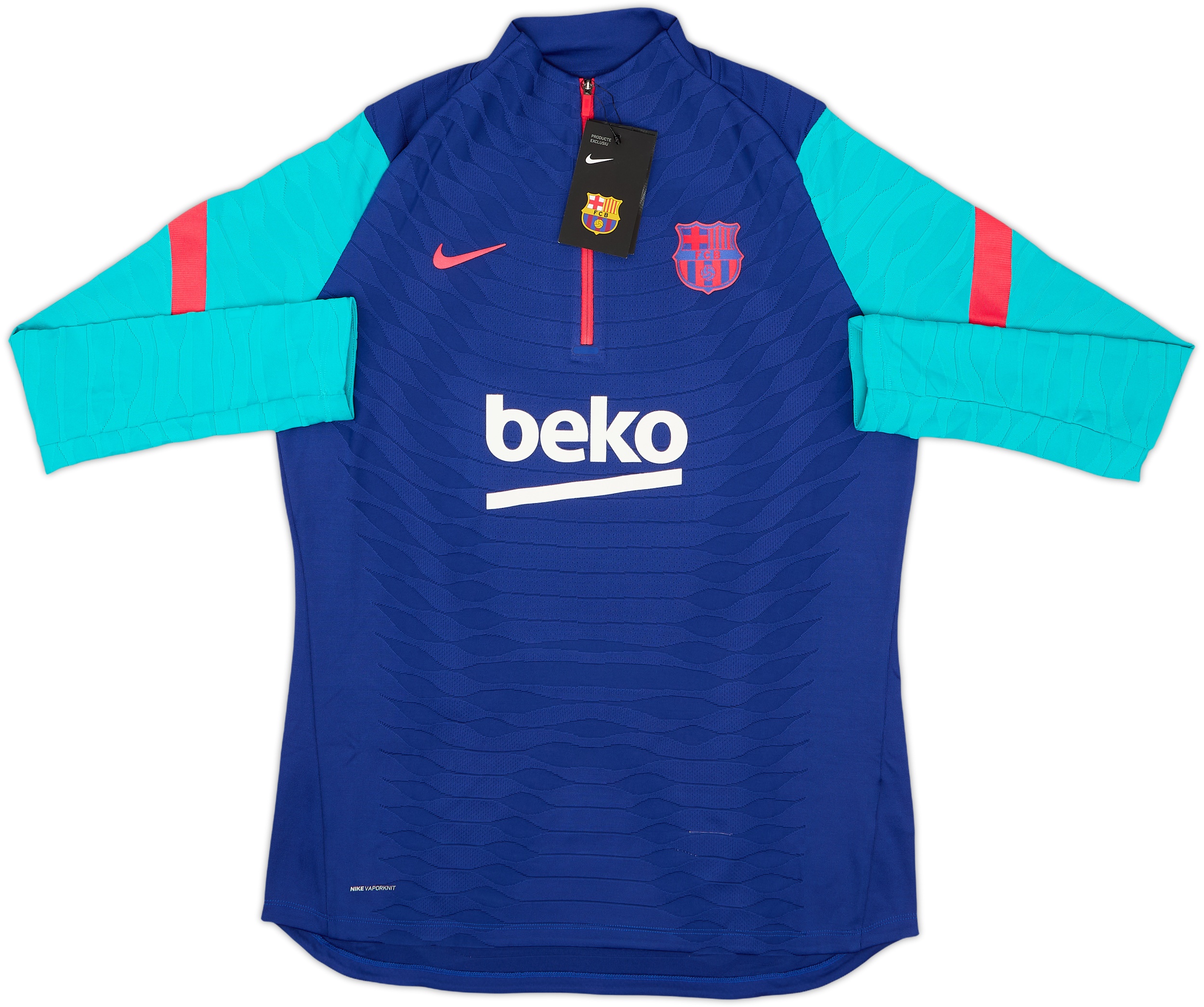 2020-21 Barcelona Nike Vaporknit 1/4 Zip Drill Top (L)