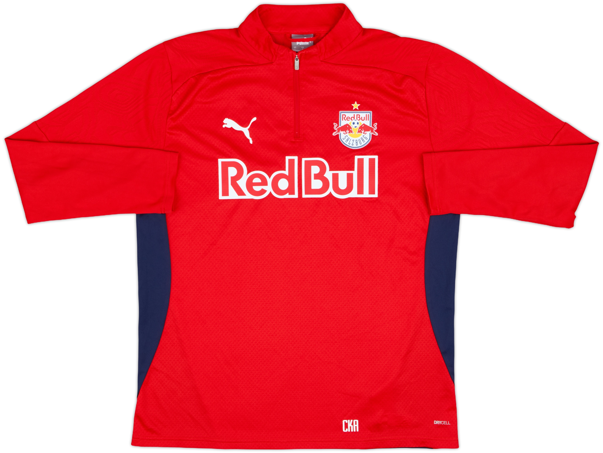 Nike Red Bull Salzburg ポロシャツ 2024-25 Red Bull Salzburg Staff Issue Nike 1/4 Zip Drill Top CKA