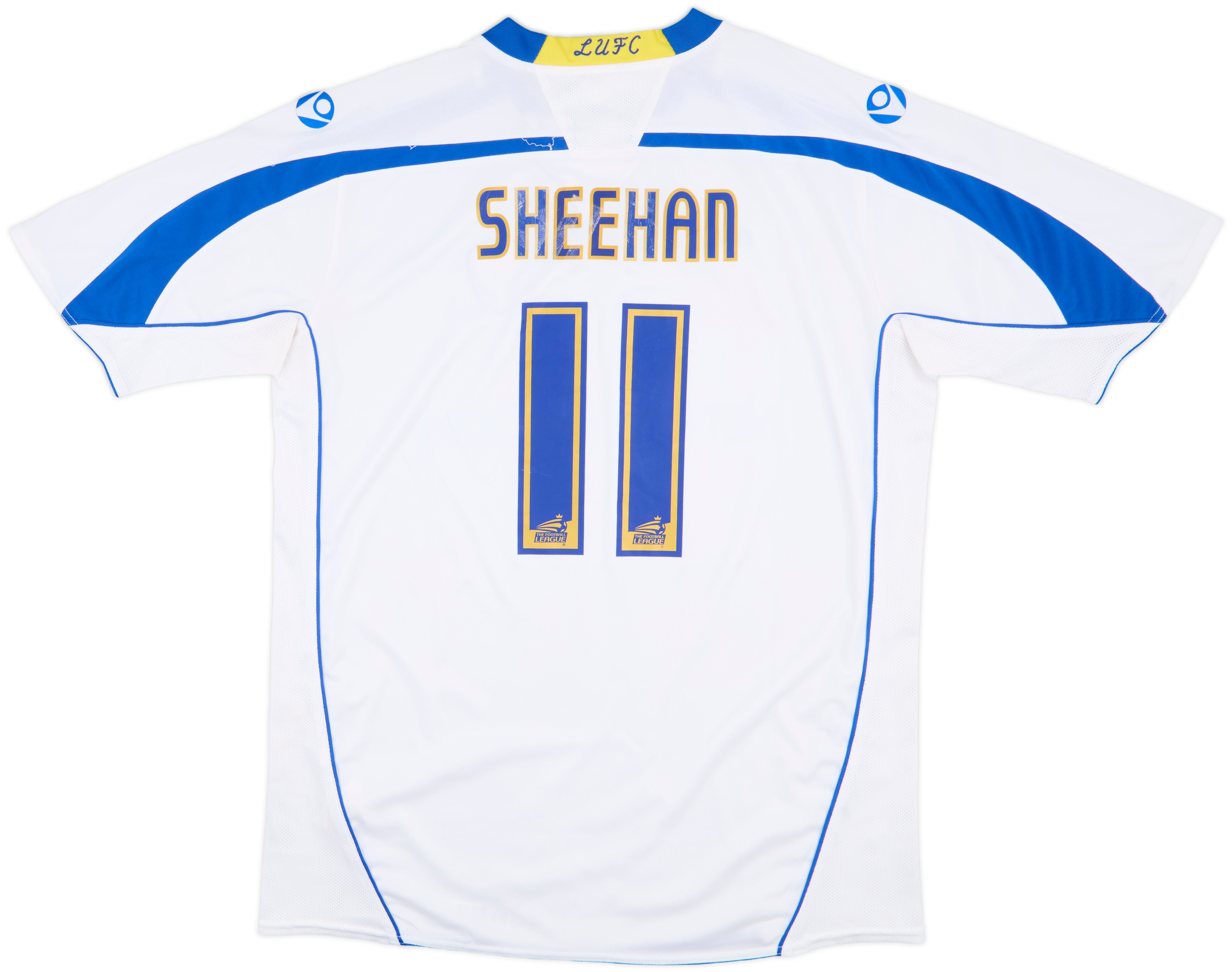 2008-09 Leeds United Home Shirt Sheehan #11 - 7/10 - (XXL)