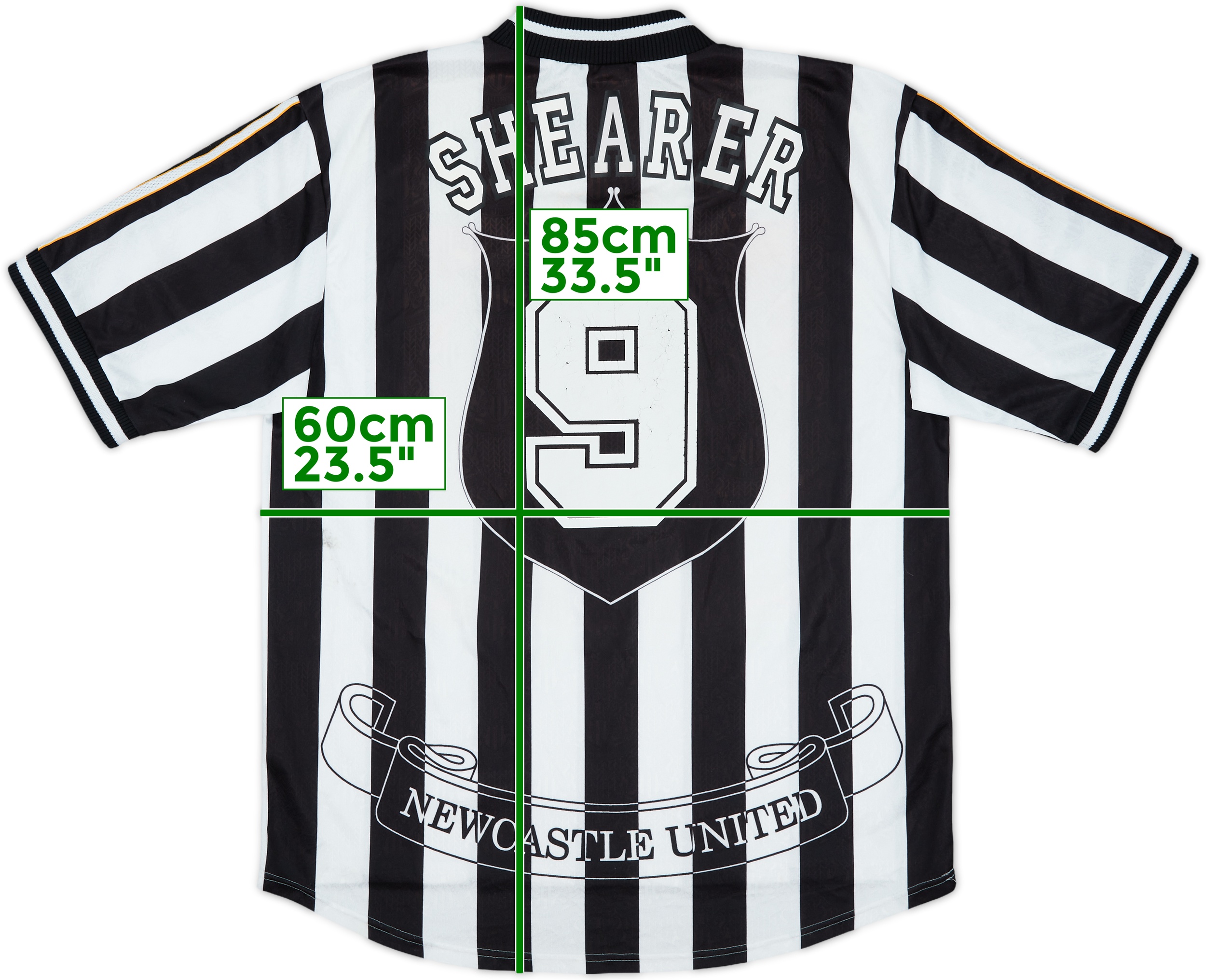 1997-99 Newcastle Home Shirt L | Vintage Football Shirts