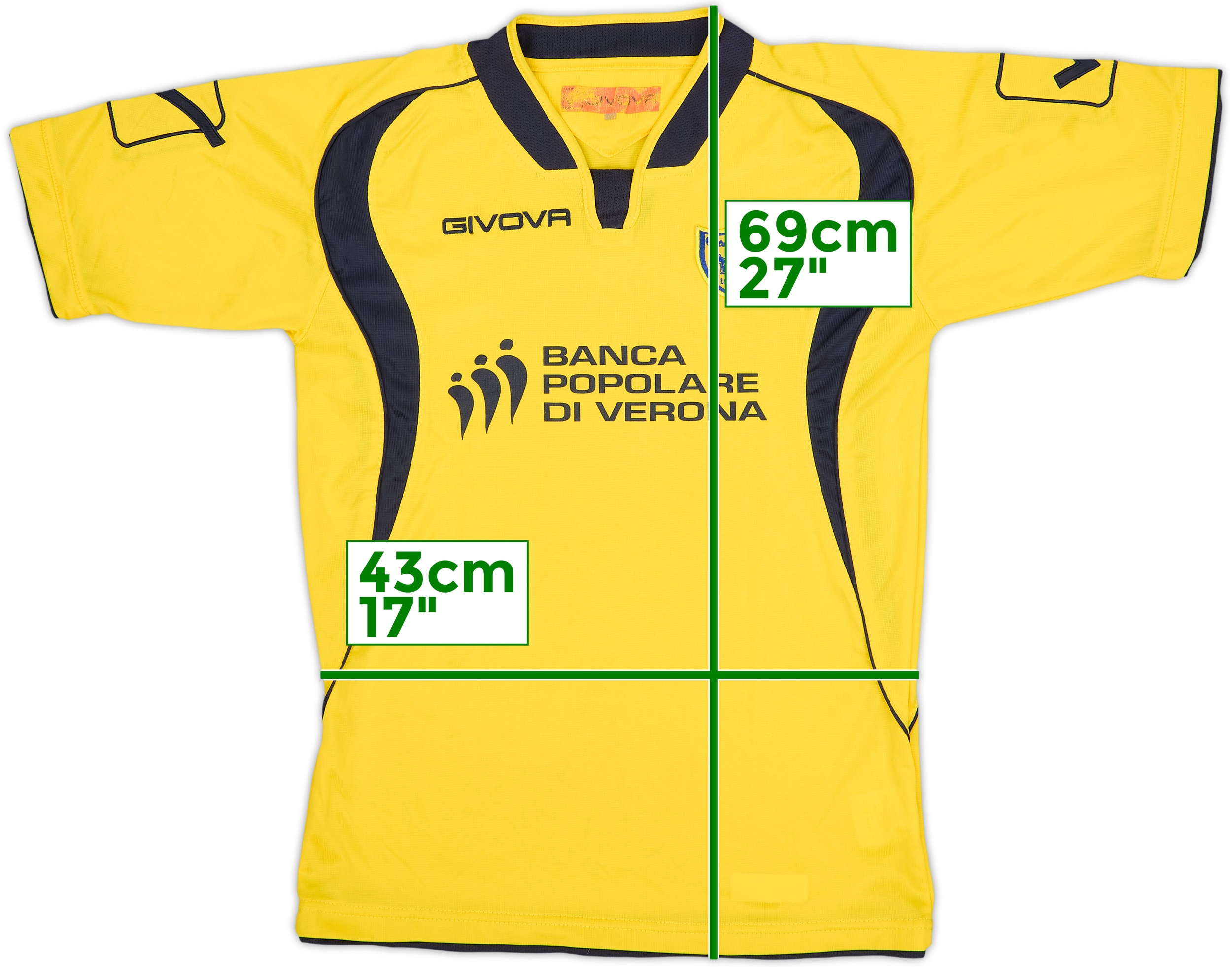 2009-10 Chievo Verona Givova Training Shirt - 8/10 - (S)