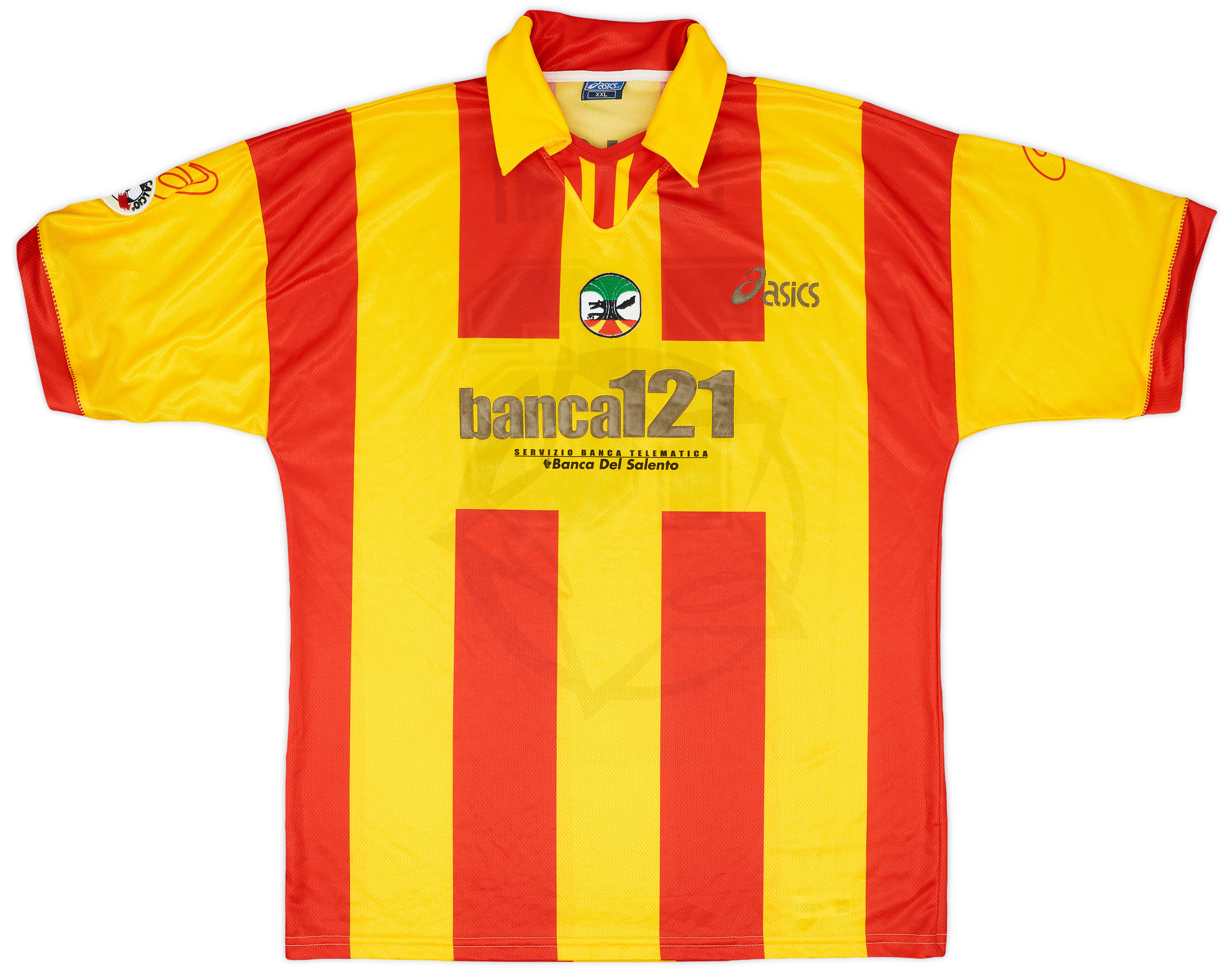 1999-00 Lecce Match Worn Home Shirt Bonomi #16