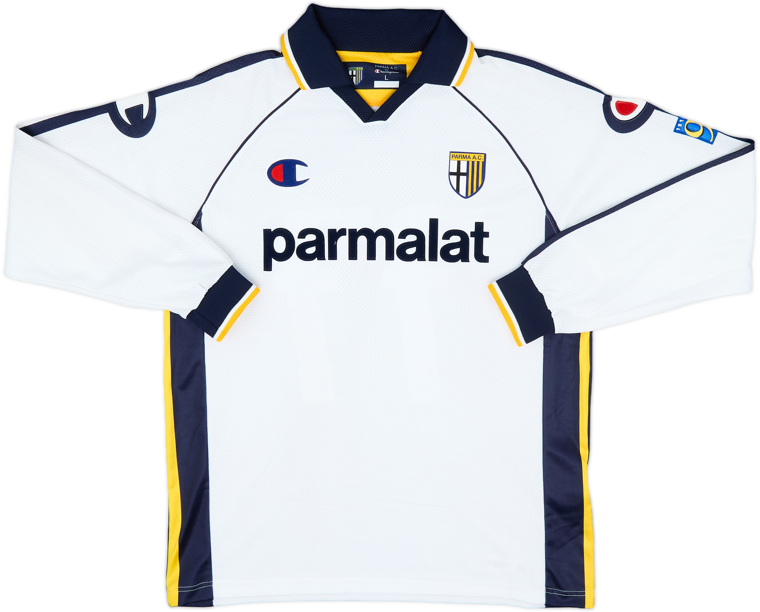 2003-04 Parma Home L/S Shirt Potenza #77 - 6/10 - (L)