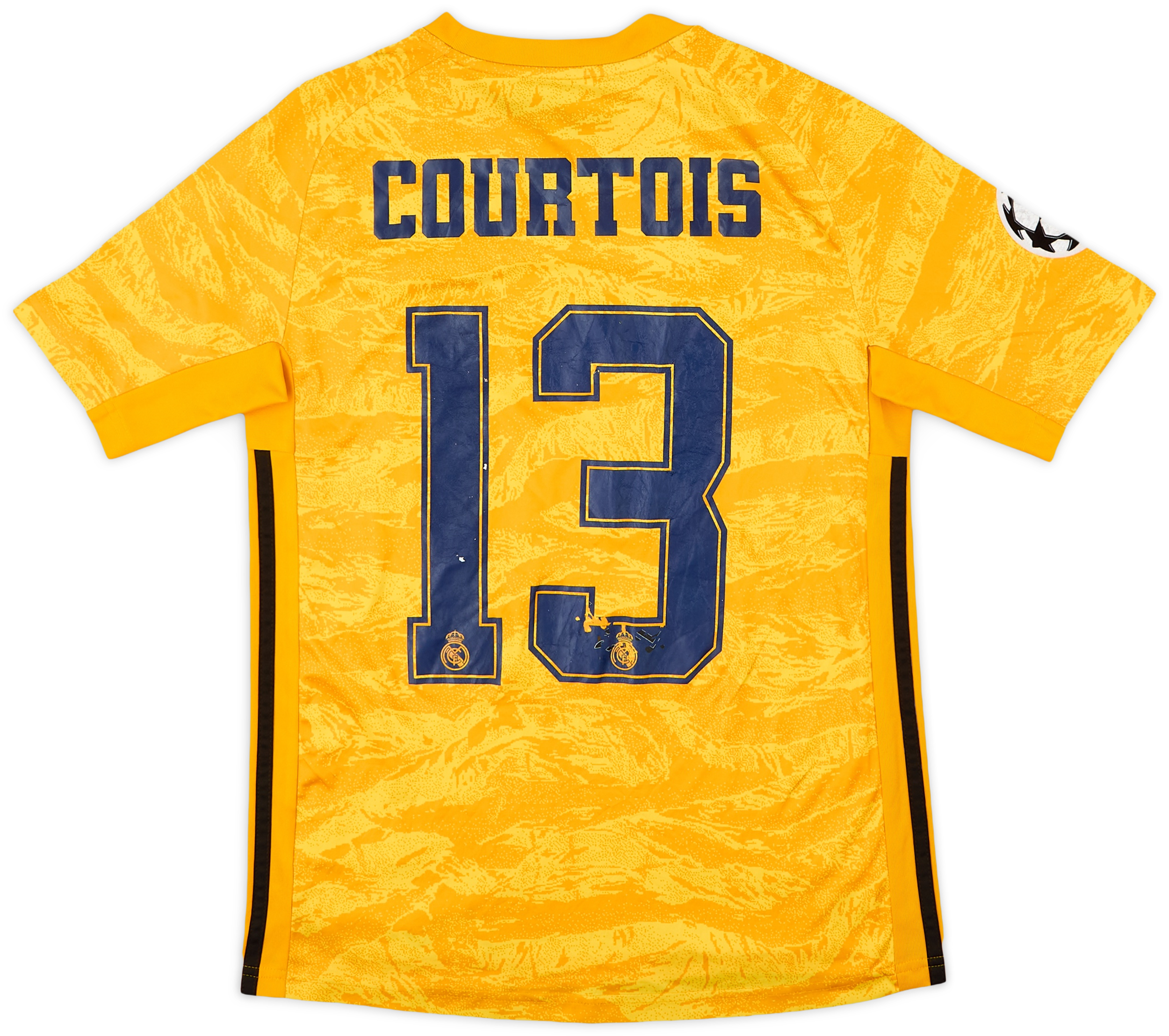 19/20 レアルマドリード#13 Courtois 選手支給品 2019-20 Real Madrid GK S/S Shirt Courtois #13 - 5/10 - (L.Boys)