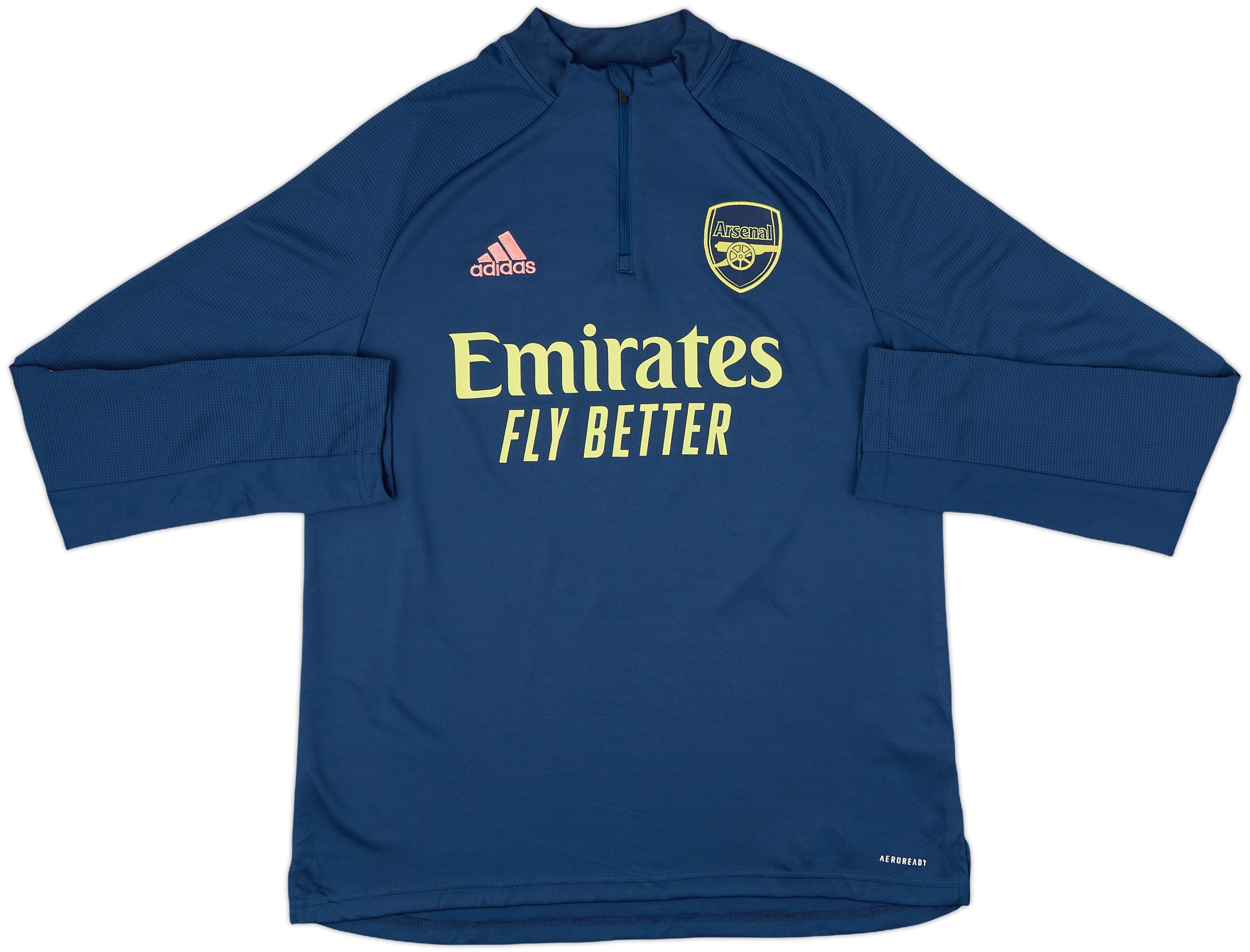 2020-21 Arsenal adidas 1/4 Zip Training Top - 8/10 - (XL)