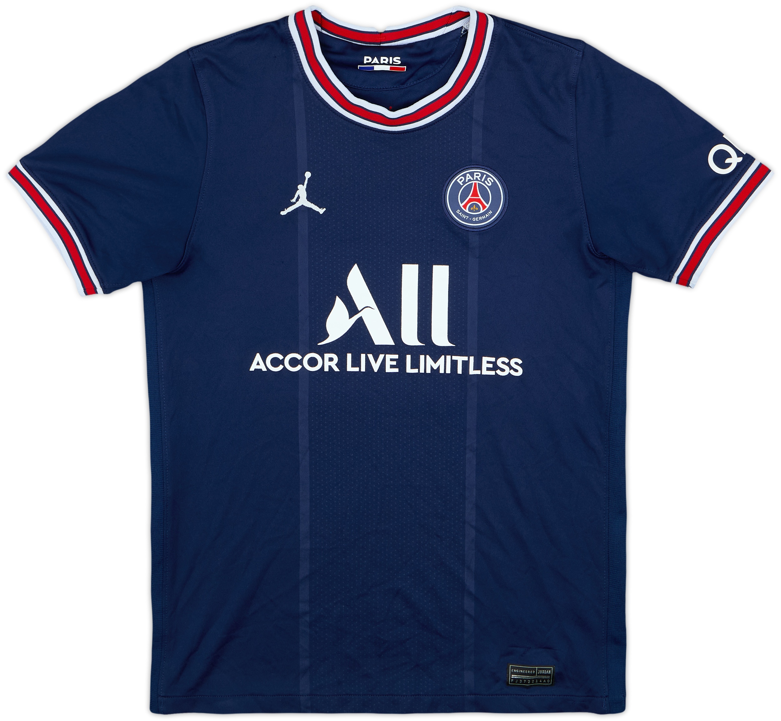 2022-23 Paris Saint-Germain Home Shirt - 6/10 - (L.Boys)