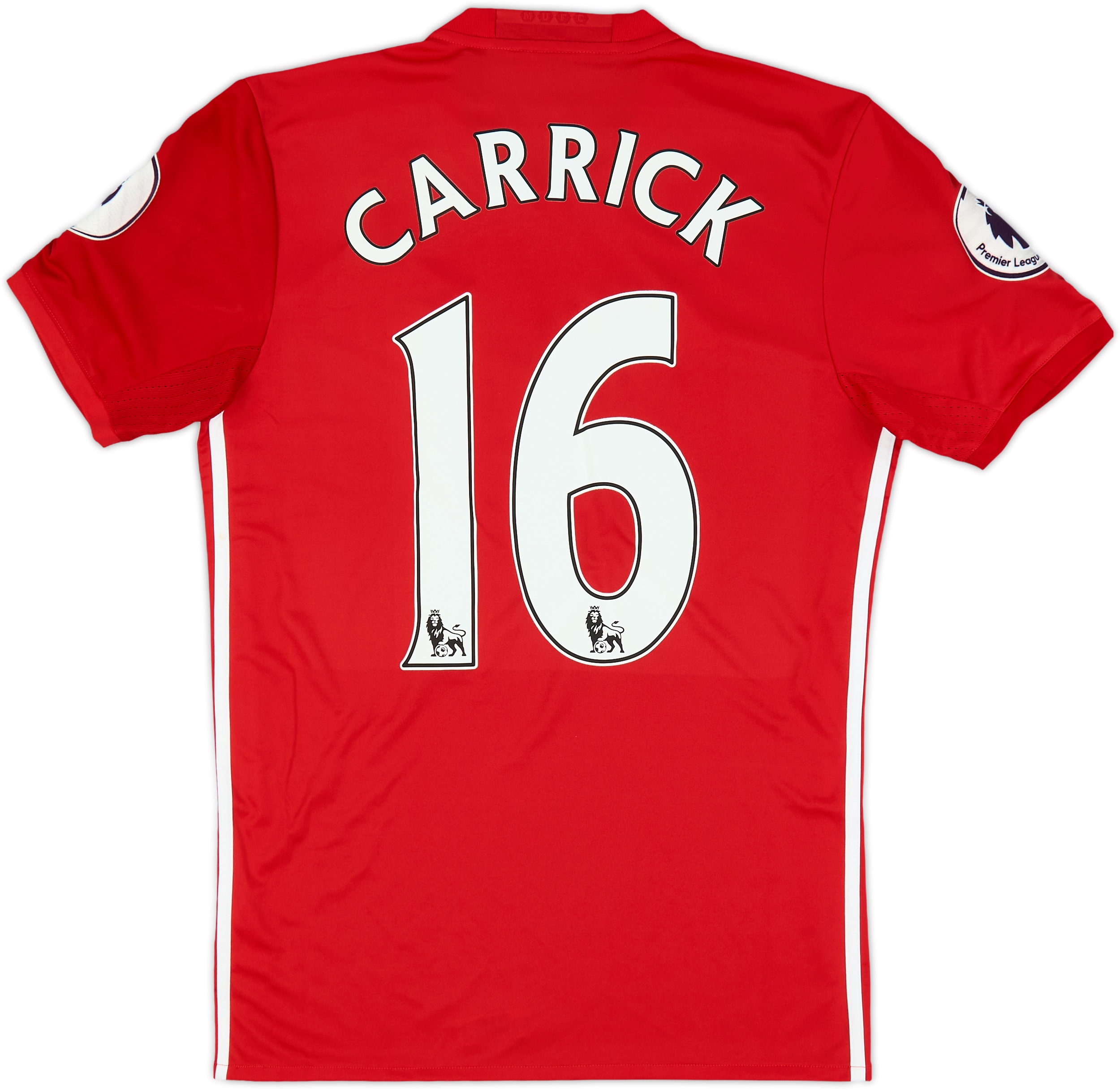 正規品！マンチェスター・ユナイテッド CARRICK 16 シャツ 2016-17 Manchester United Home Shirt Carrick #16 (S)