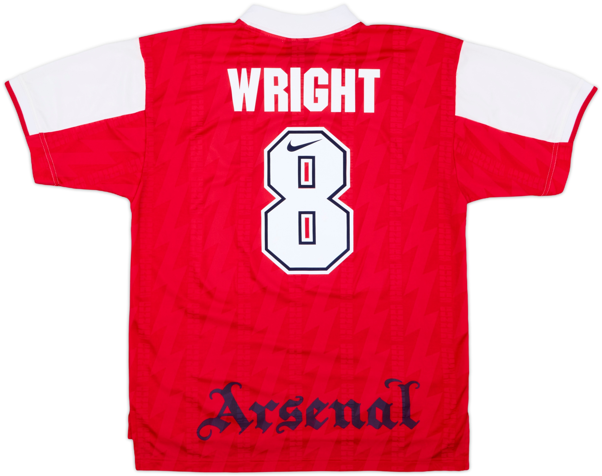 1994-96 Arsenal Home Shirt Wright #8 - 8/10 - (XL)
