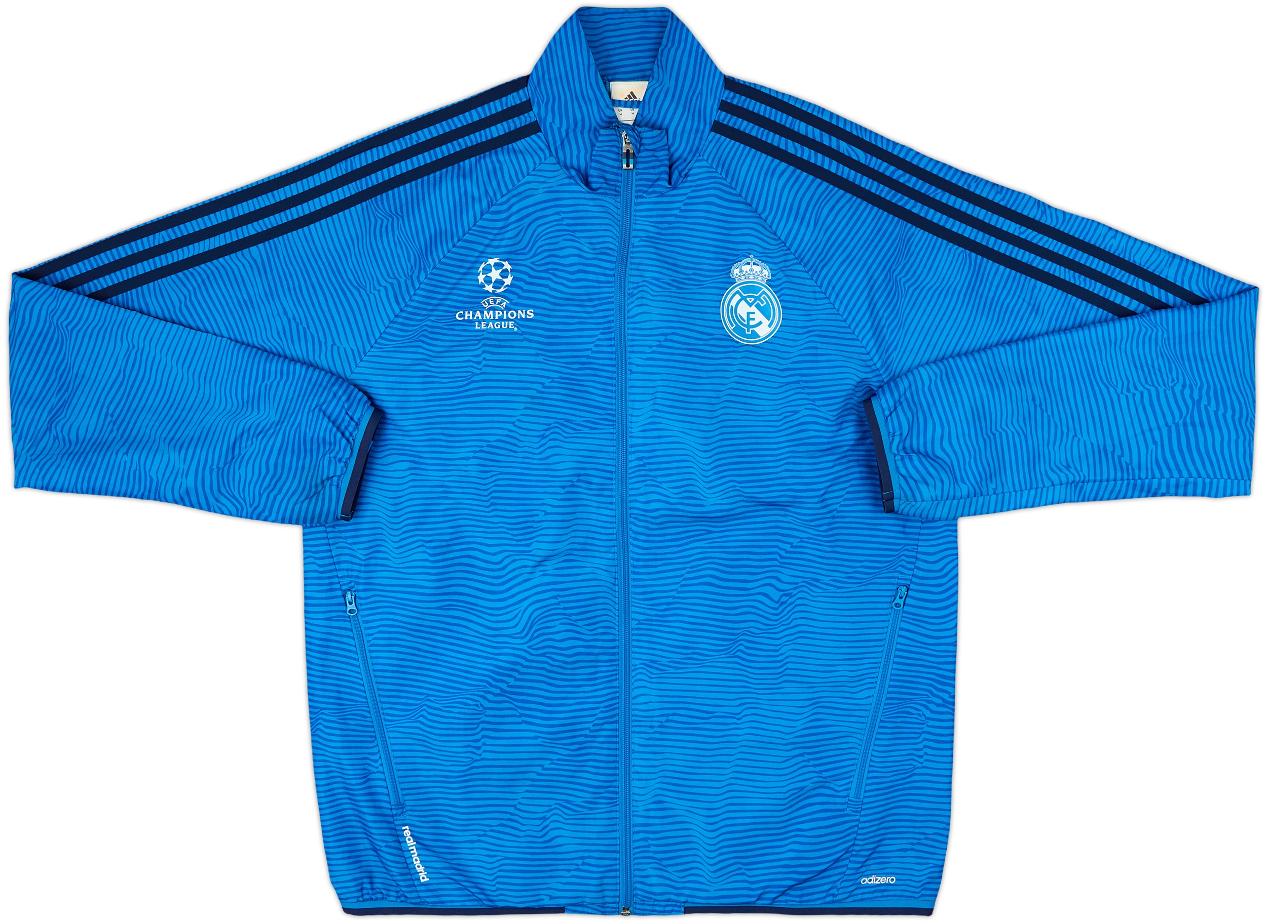 2015-16 Real Madrid CL adidas Track Jacket - 8/10 - (M)