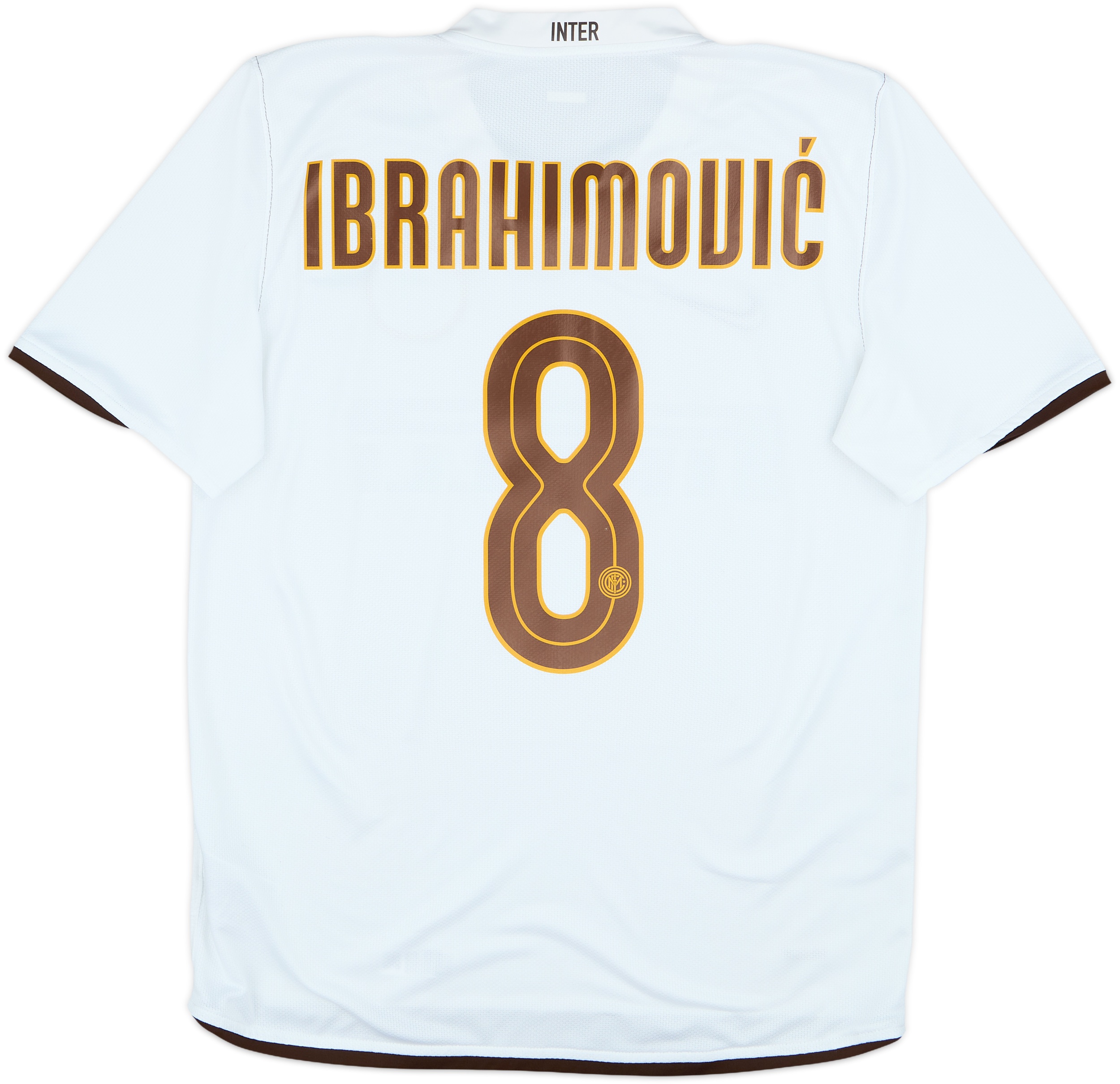 2008-09 Inter Milan Away Shirt Ibrahimovic #8 - 8/10 - (M)