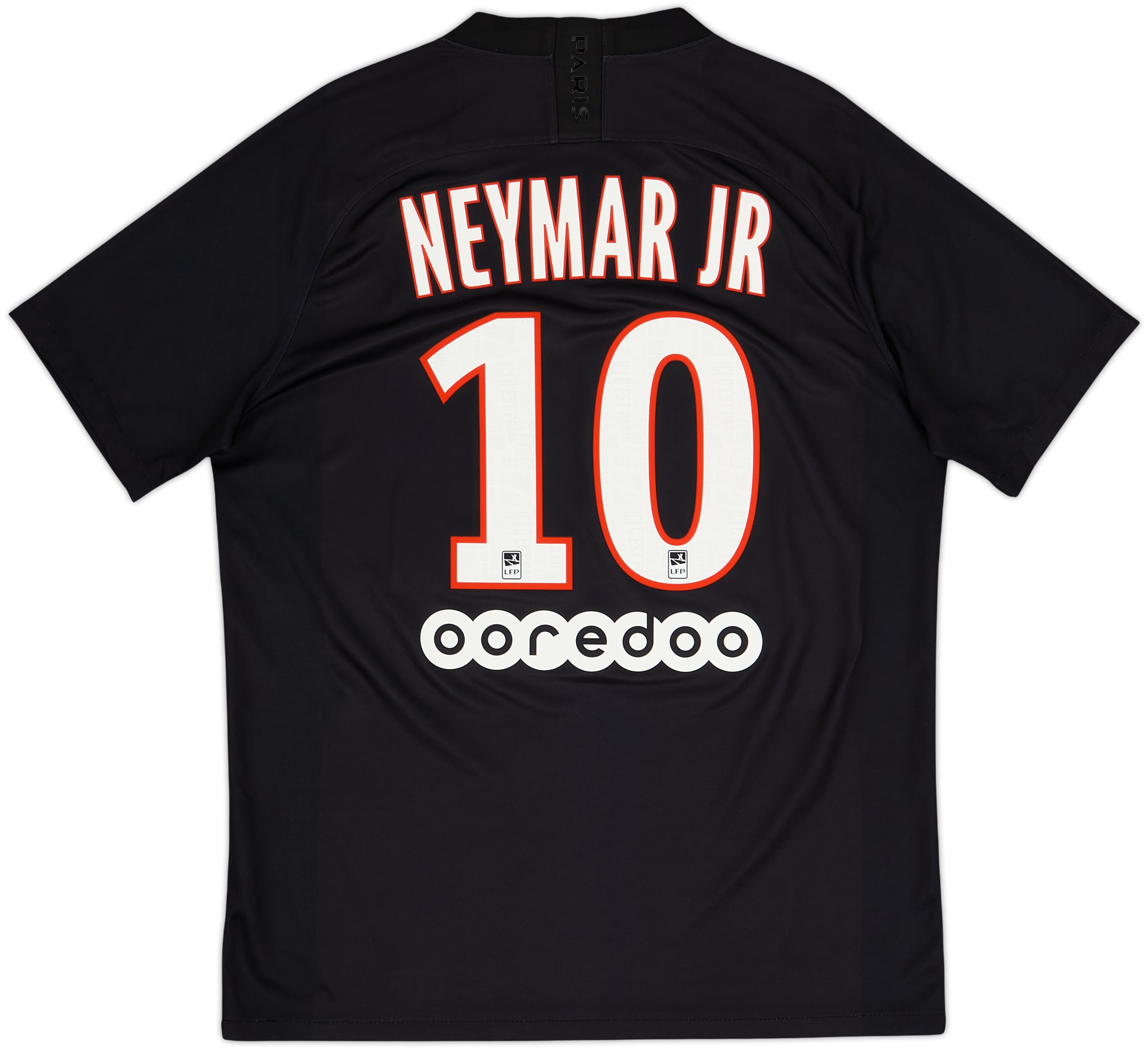 2019-20 Paris Saint-Germain Fourth Shirt Neymar Jr #10 - 10/10 - (L)