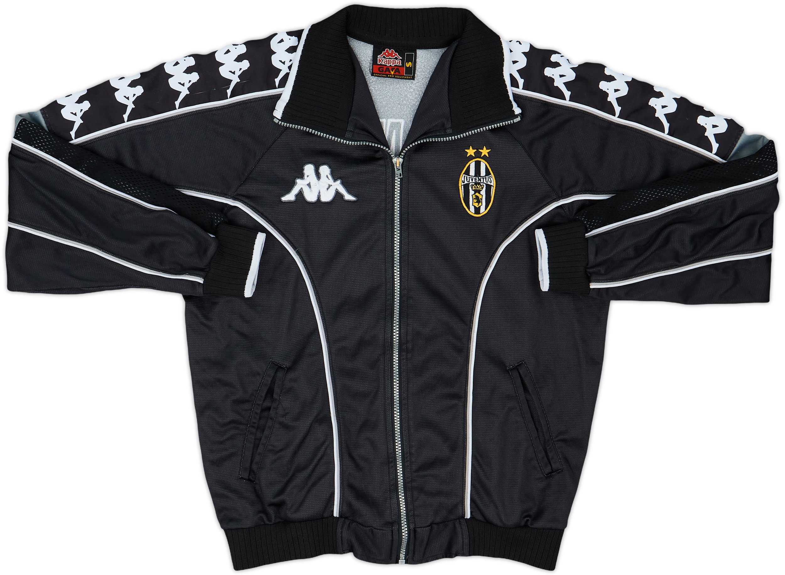 お*れ様 Kappa Juventus ジャージ ブラック L 1999-00 Juventus Kappa Track Jacket - 8/10 - (S)