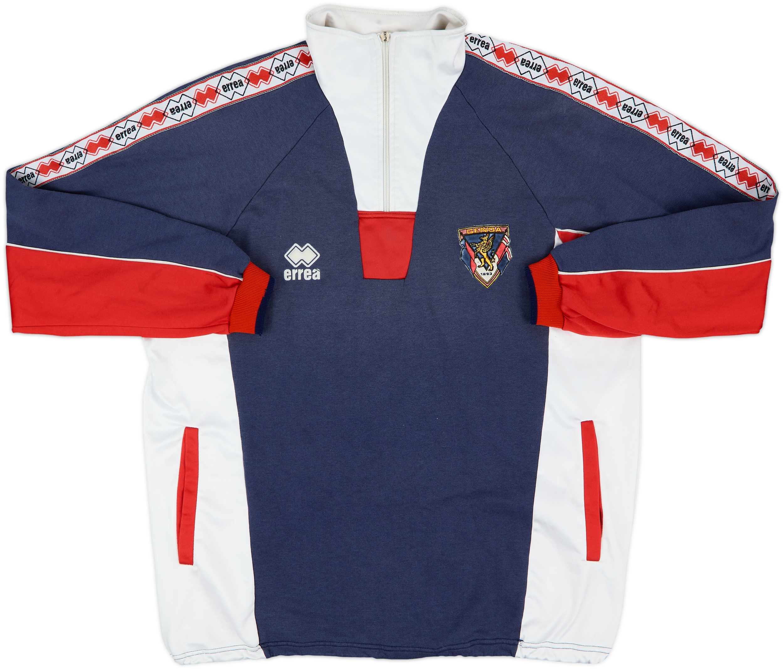 1993-94 Genoa Errea 1/4 Zip Training Top - 6/10 - (XL)